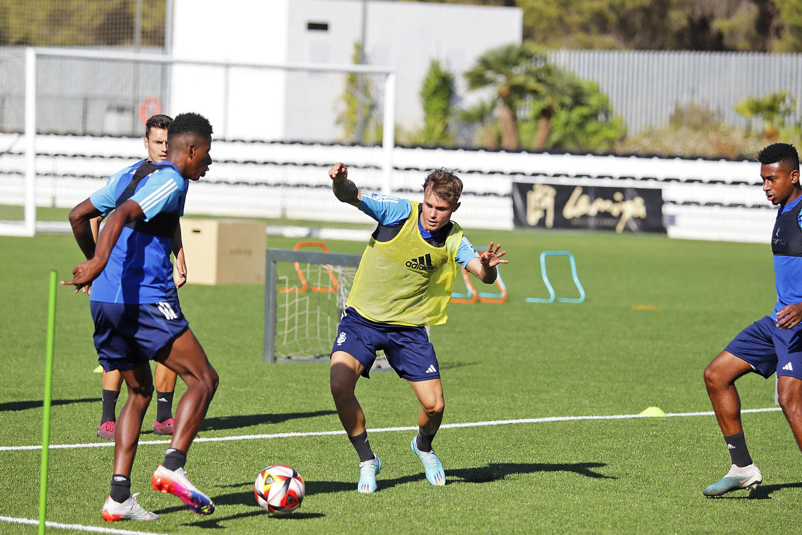 Imágenes del entrenamiento del Recreativo de Huelva