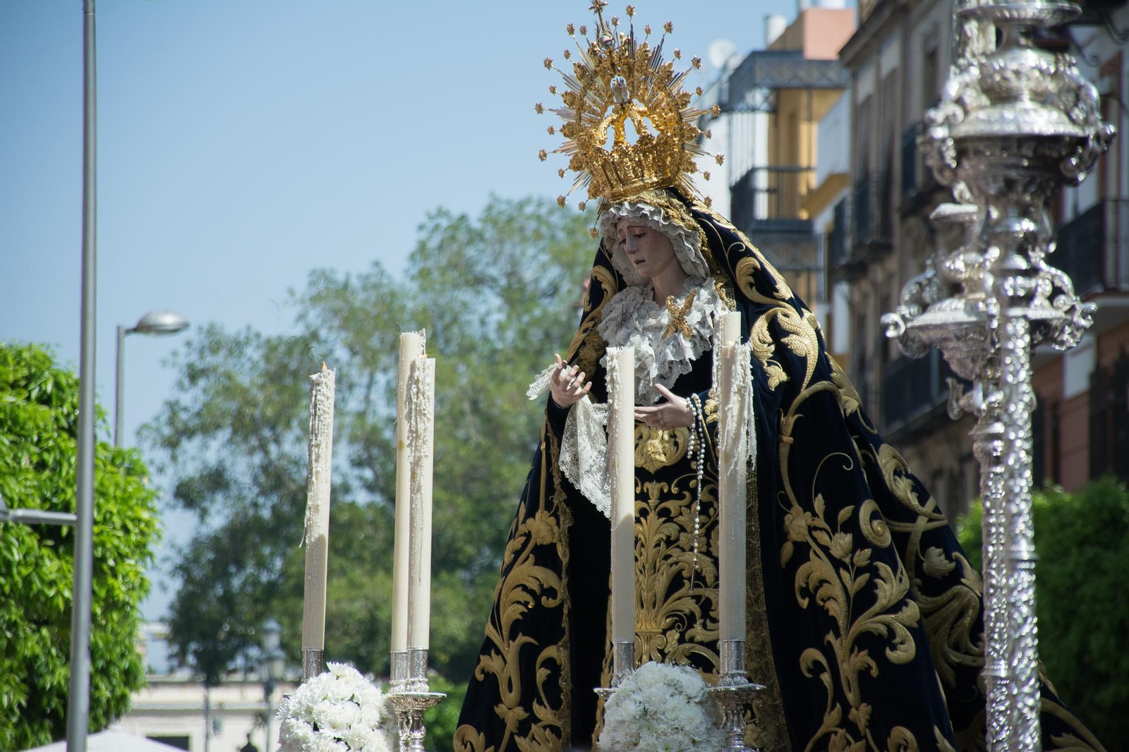 Traslado de la Estrella desde Santa Ana a su Capilla