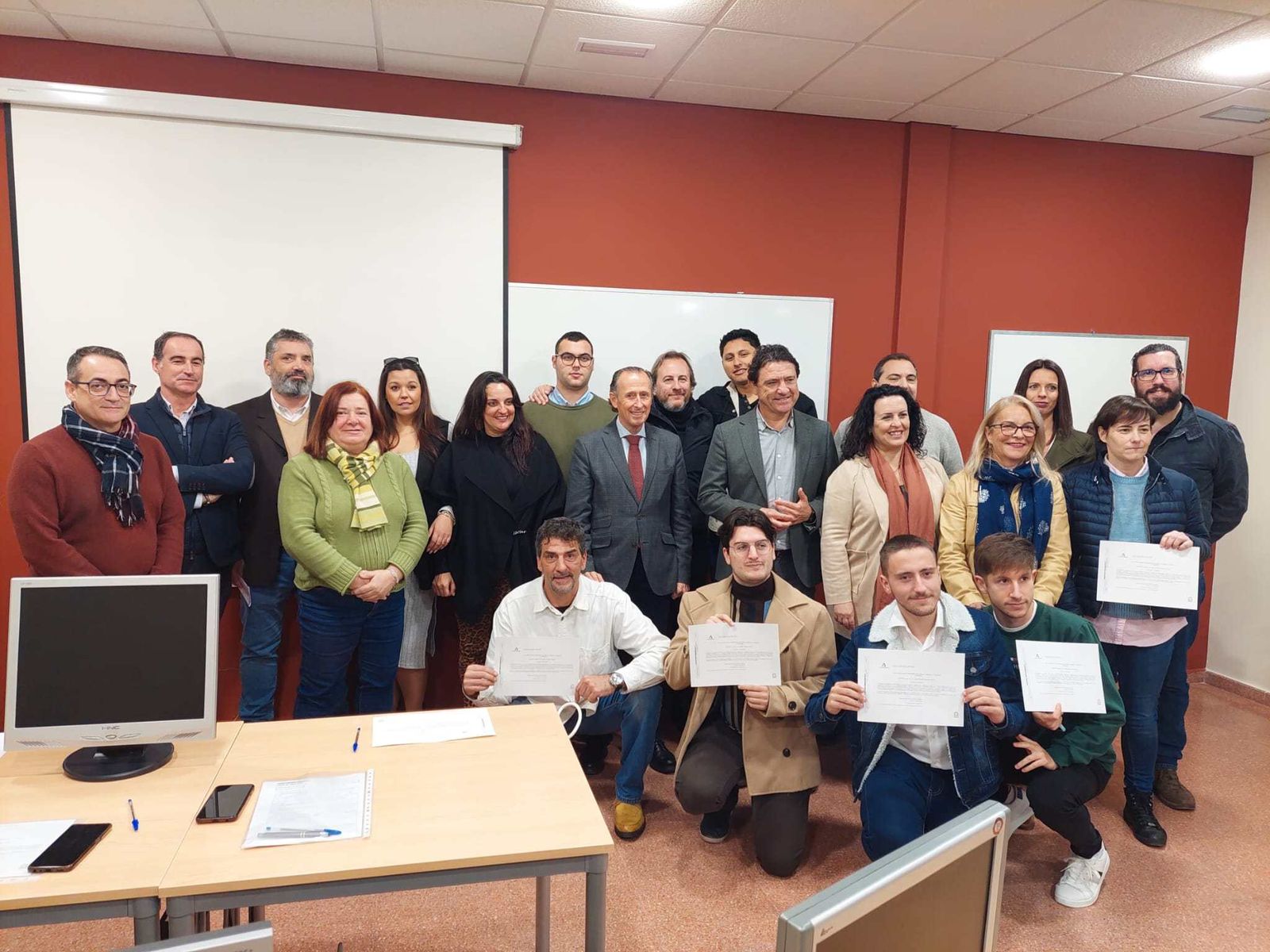 Entrega de diplomas.