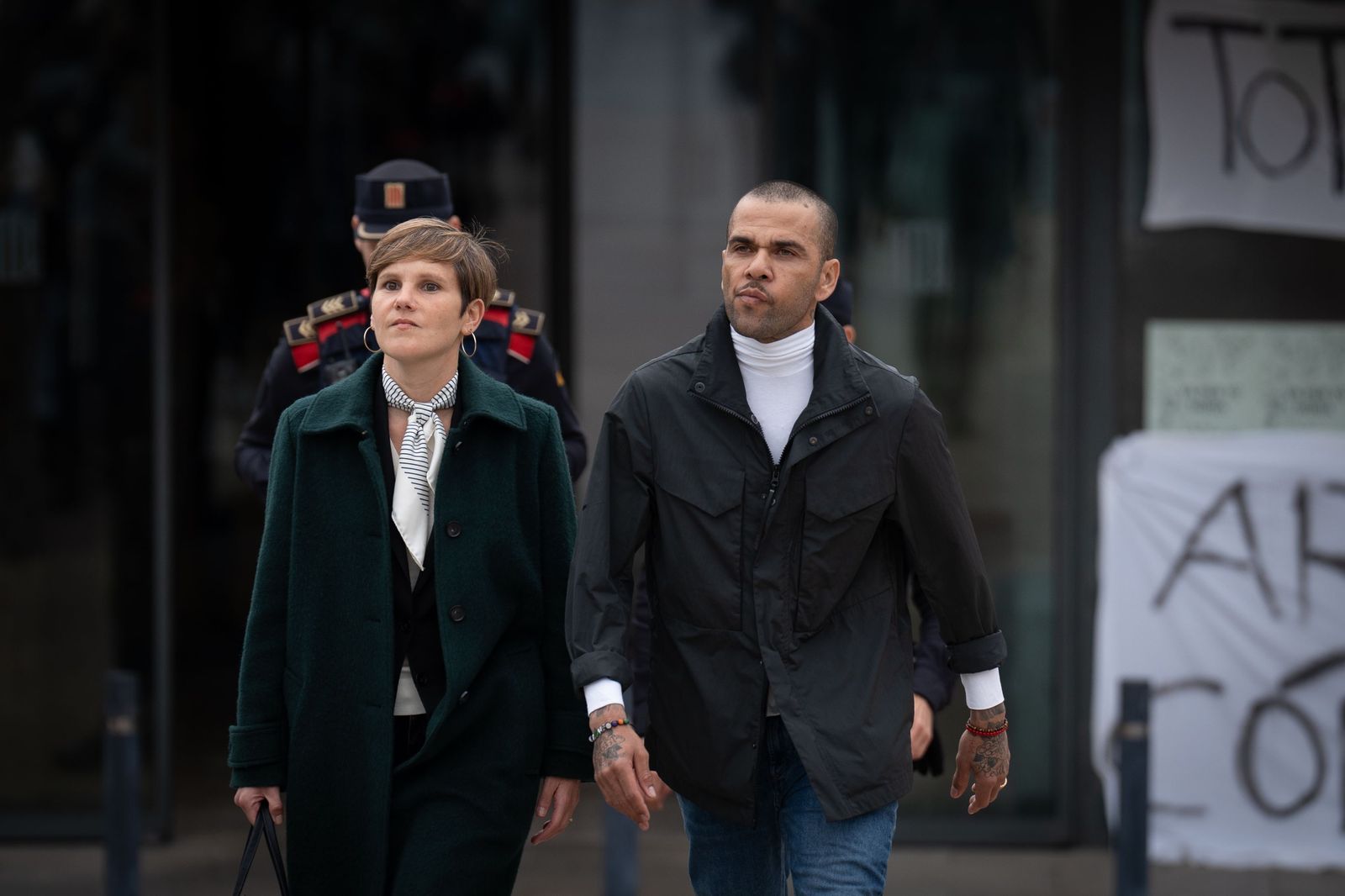 Salida de la cárcel de Dani Alves