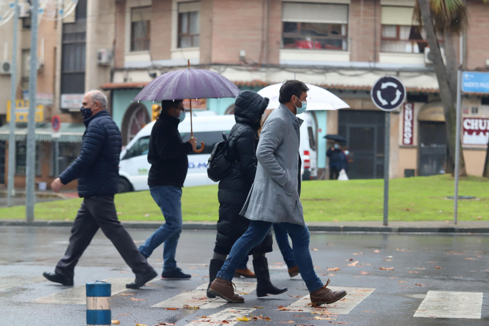 La mañana del sábado despide las lluvias de otoño en Huelva