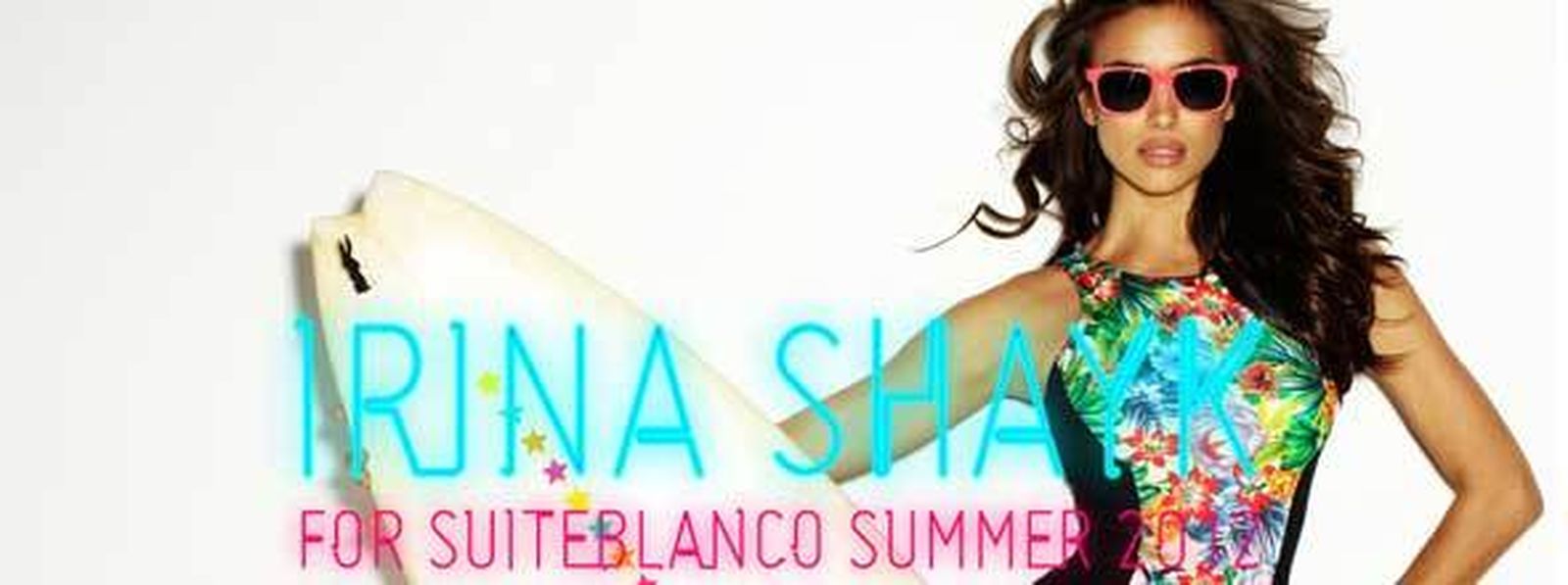 Uno de los look de Blanco de la colección 'Beachwear' para Irina Shayk.