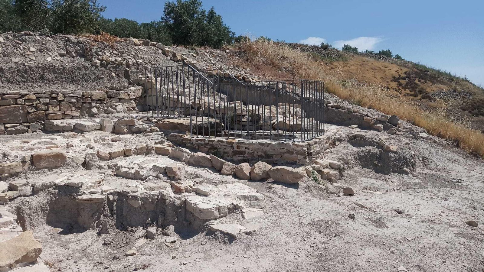 Otra vista de la zona excavada.