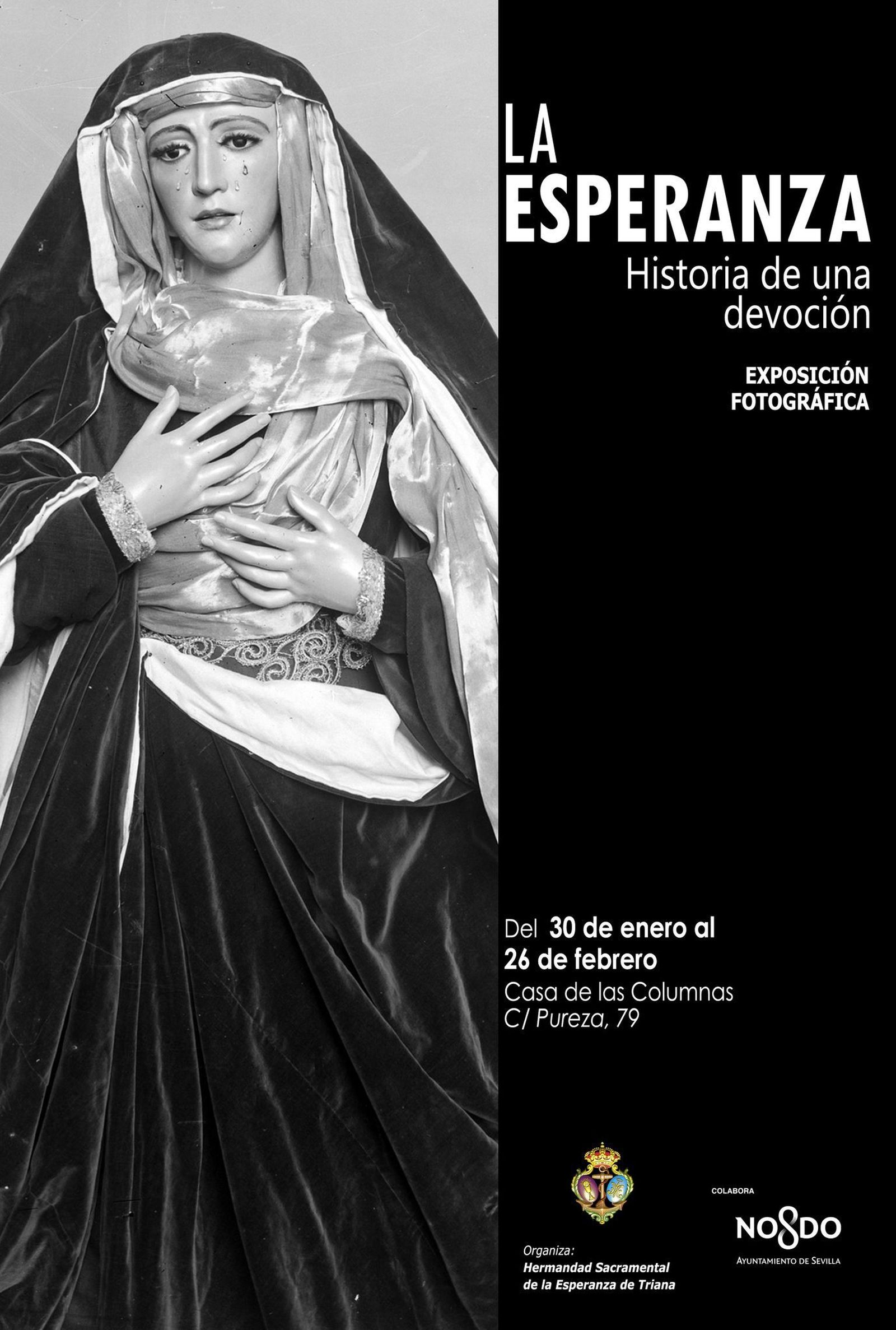 La Esperanza, en una antigua fotografía vestida de hebrea