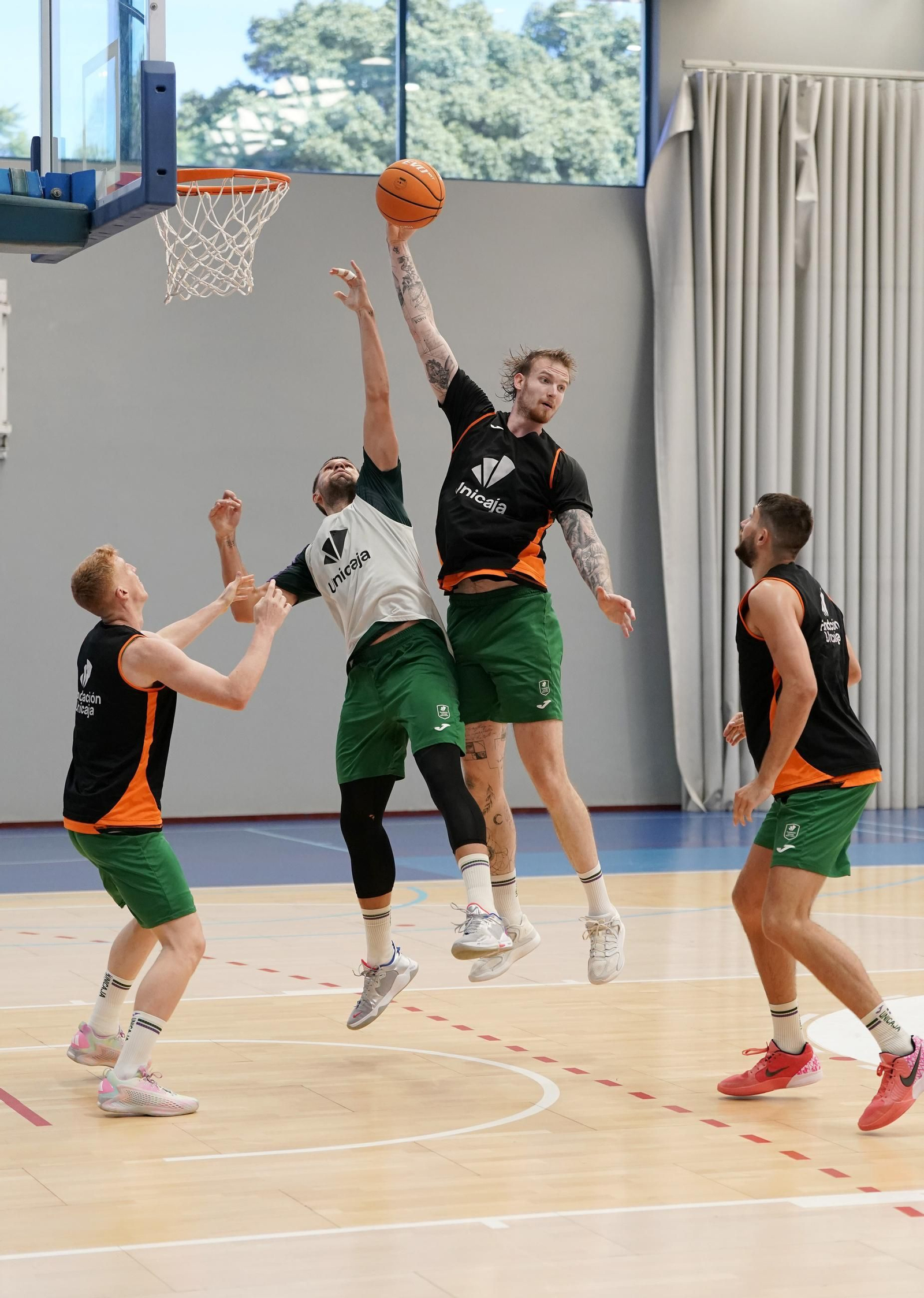 El último trabajo del Unicaja antes de la Copa Andalucía