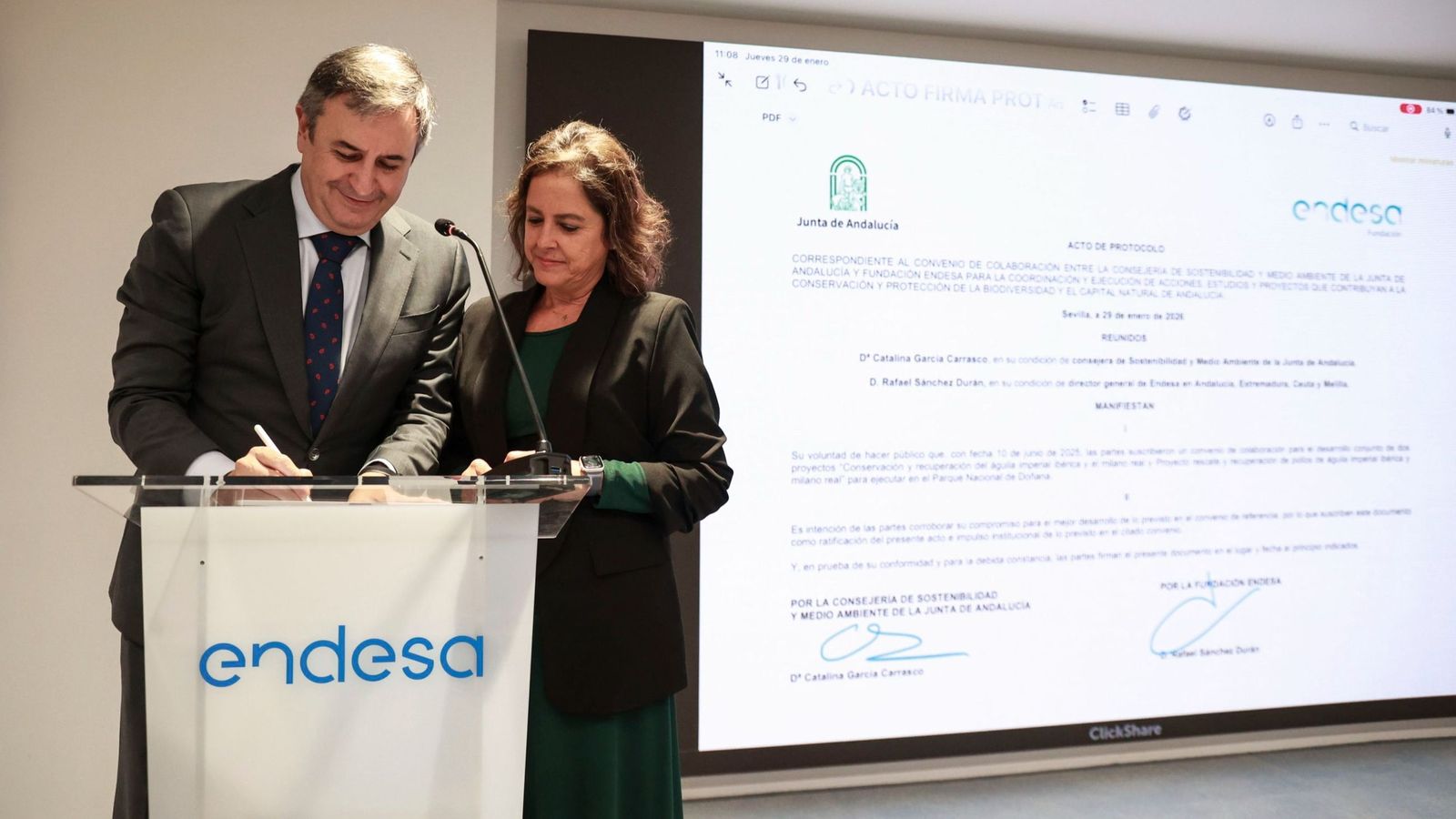 Rafael Sánchez Durán y Catalina García.