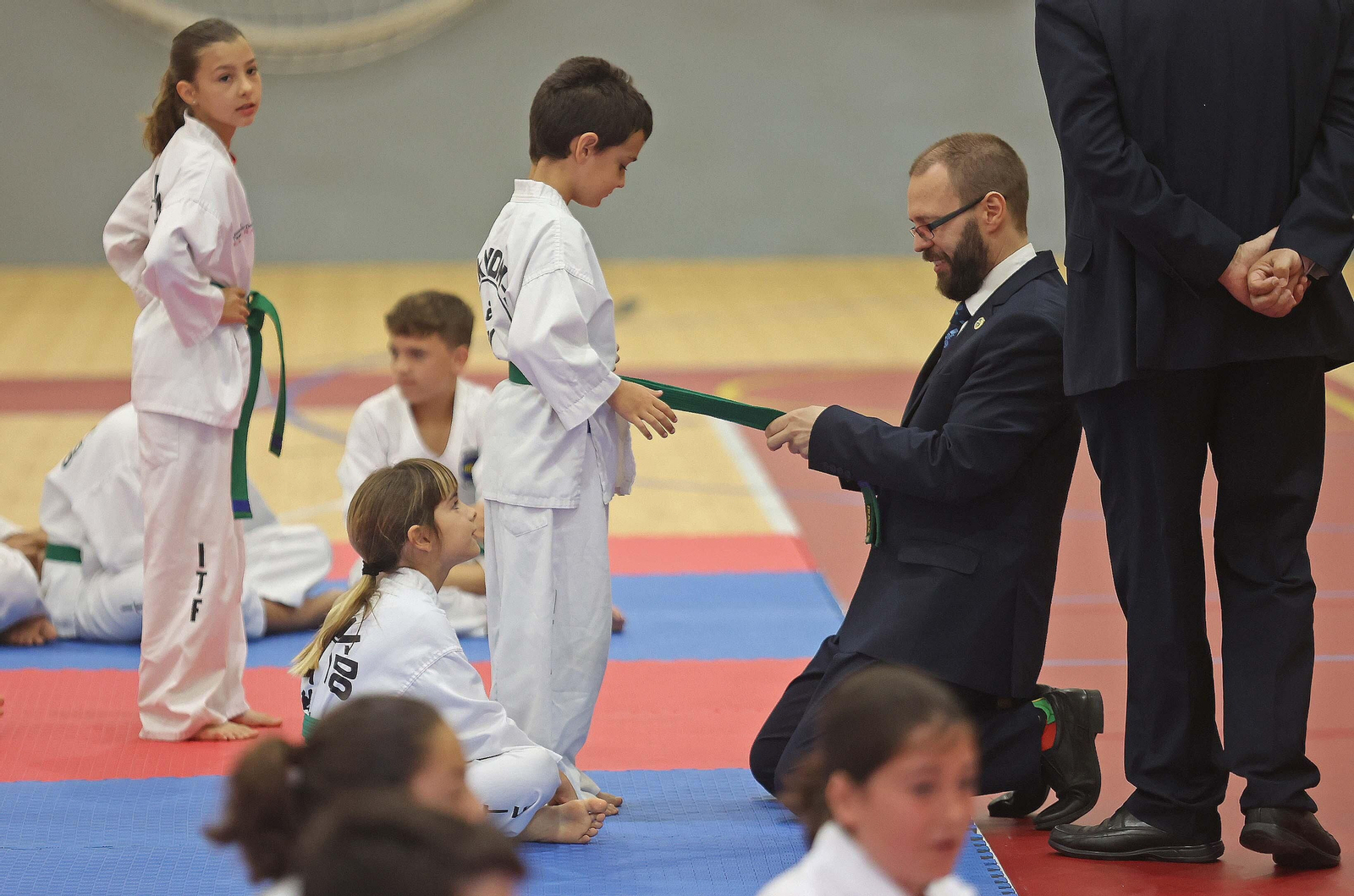 Imágenes de los exámenes de grado Taekwon - Do ITF en San Roque
