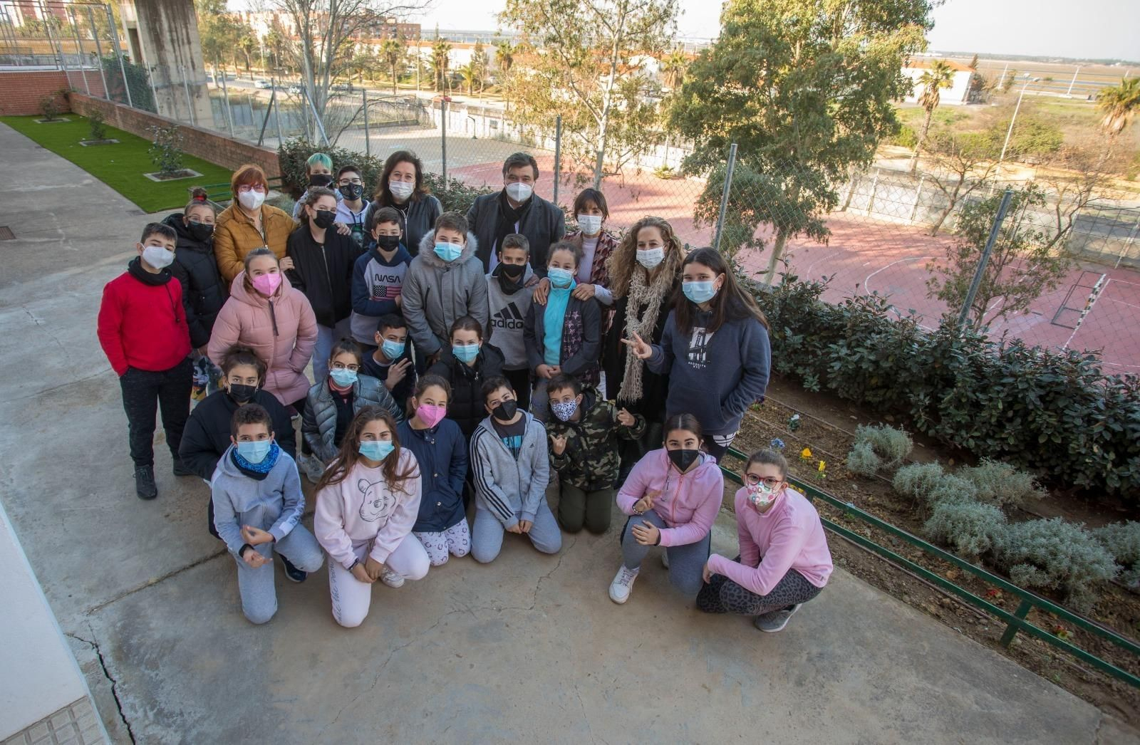 Inauguración del Jardín de la Memoria.