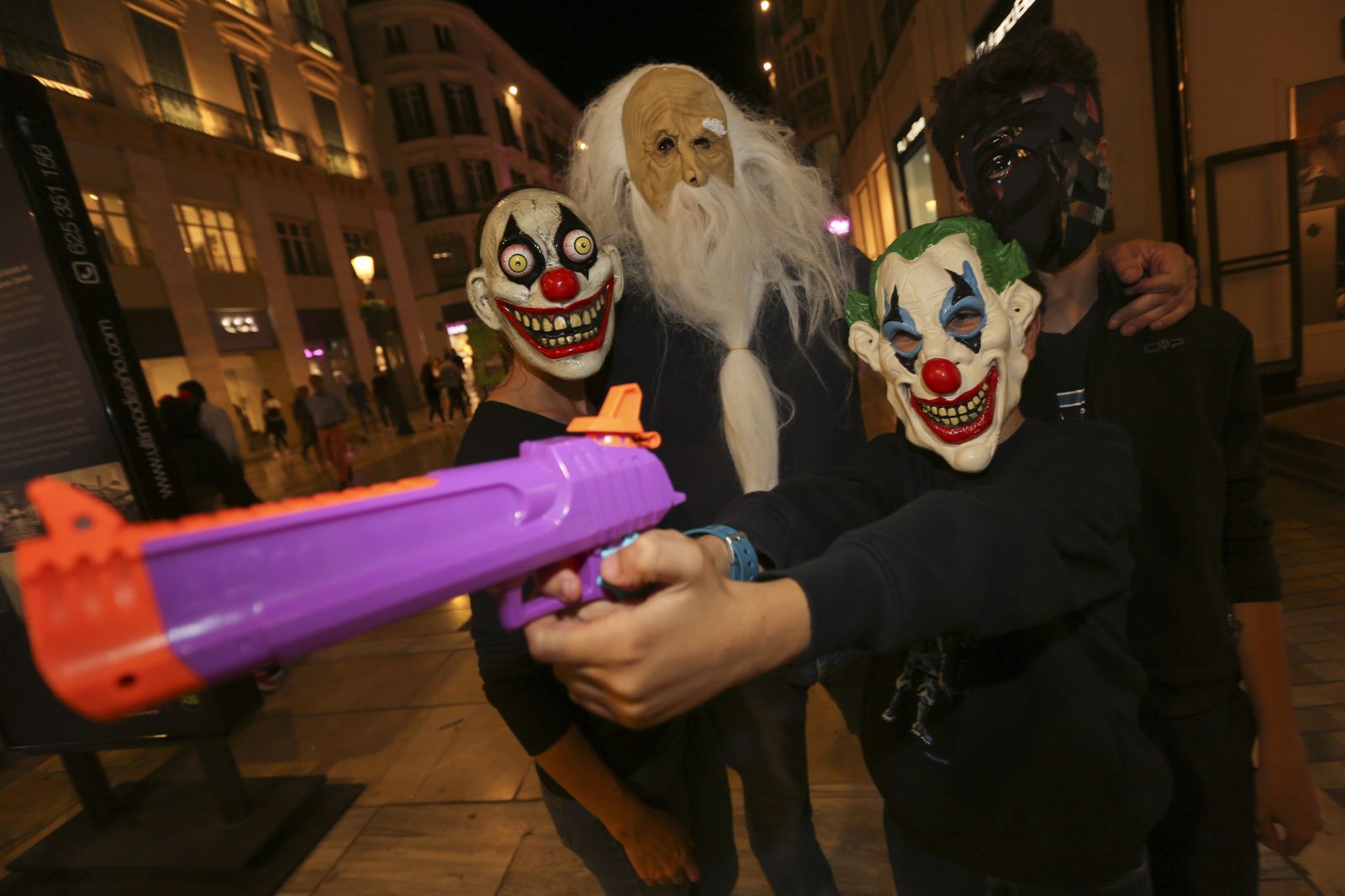 Las fotos de la noche de Halloween en Málaga