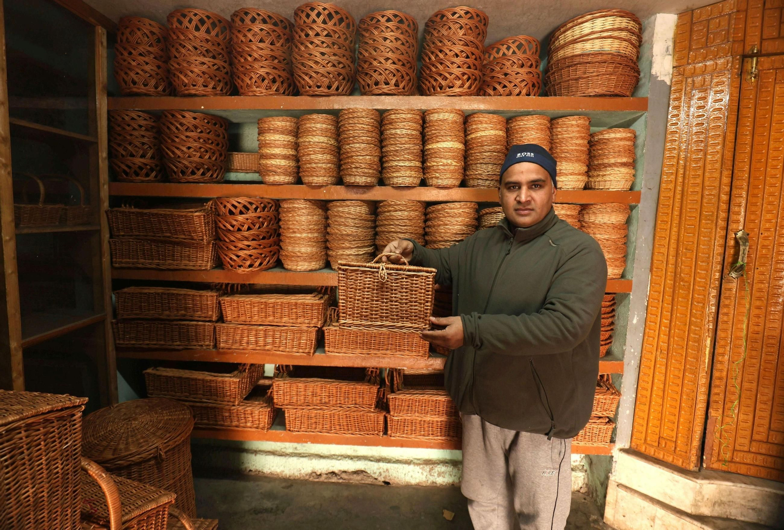 Una tradición ancestral en imágenes: La artesanía de mimbre de sauce de Cachemira