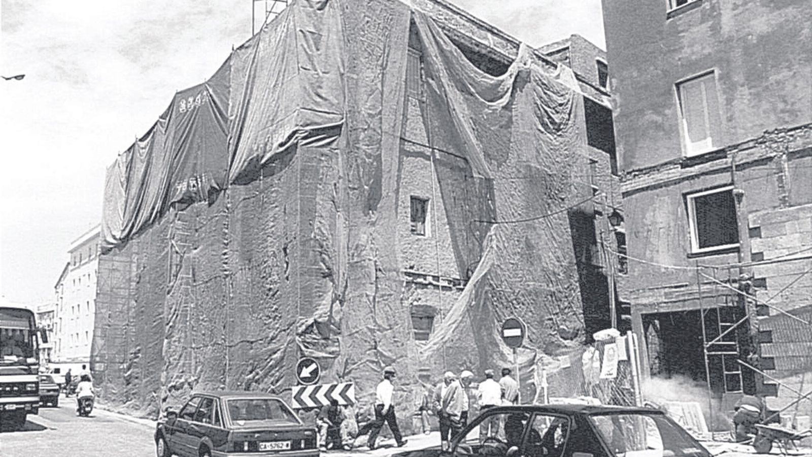 Edificios en Concepción Arenal que se derribaron para construir los pisos de Álvaro Siza