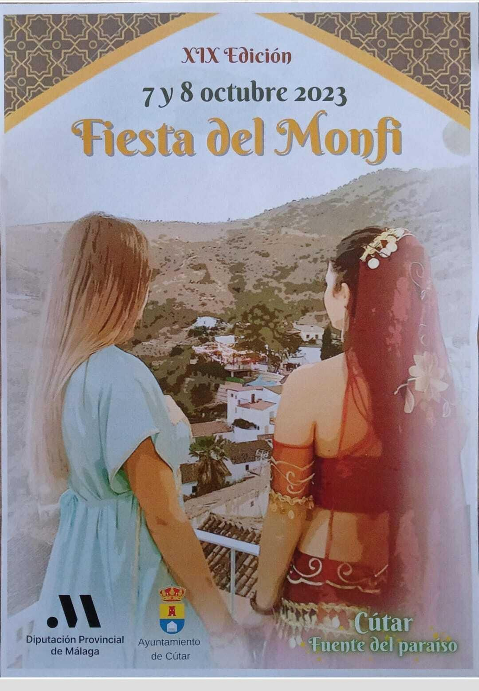 Cartel promocional de la Fiesta del Monfí de Cútar. Cartel promocional de la Fiesta del Monfí de Cútar.
