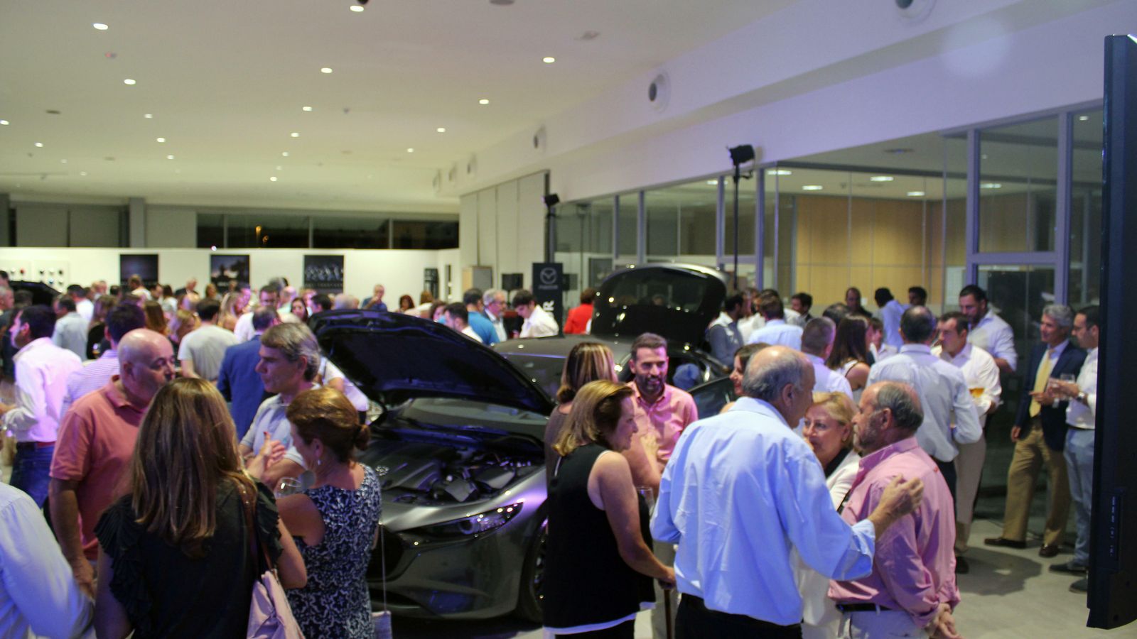 Un momento de la inauguración.