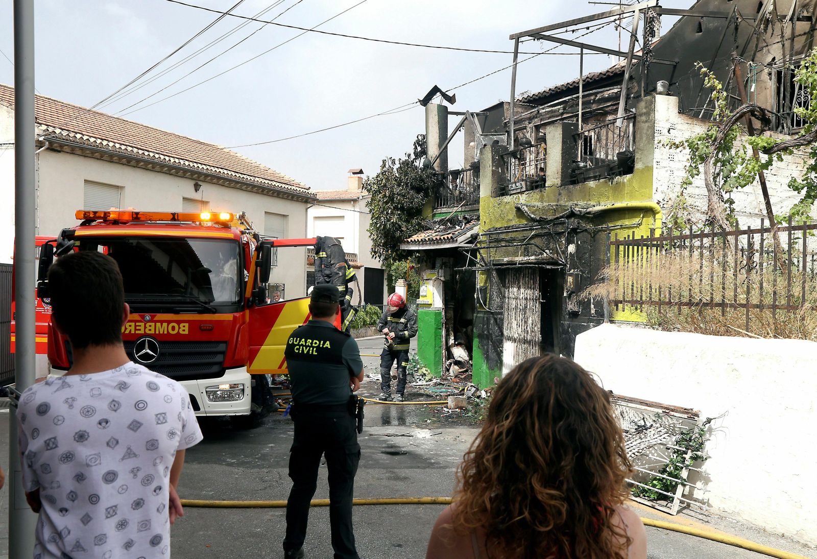 El incendio de Cájar de este pasado domingo