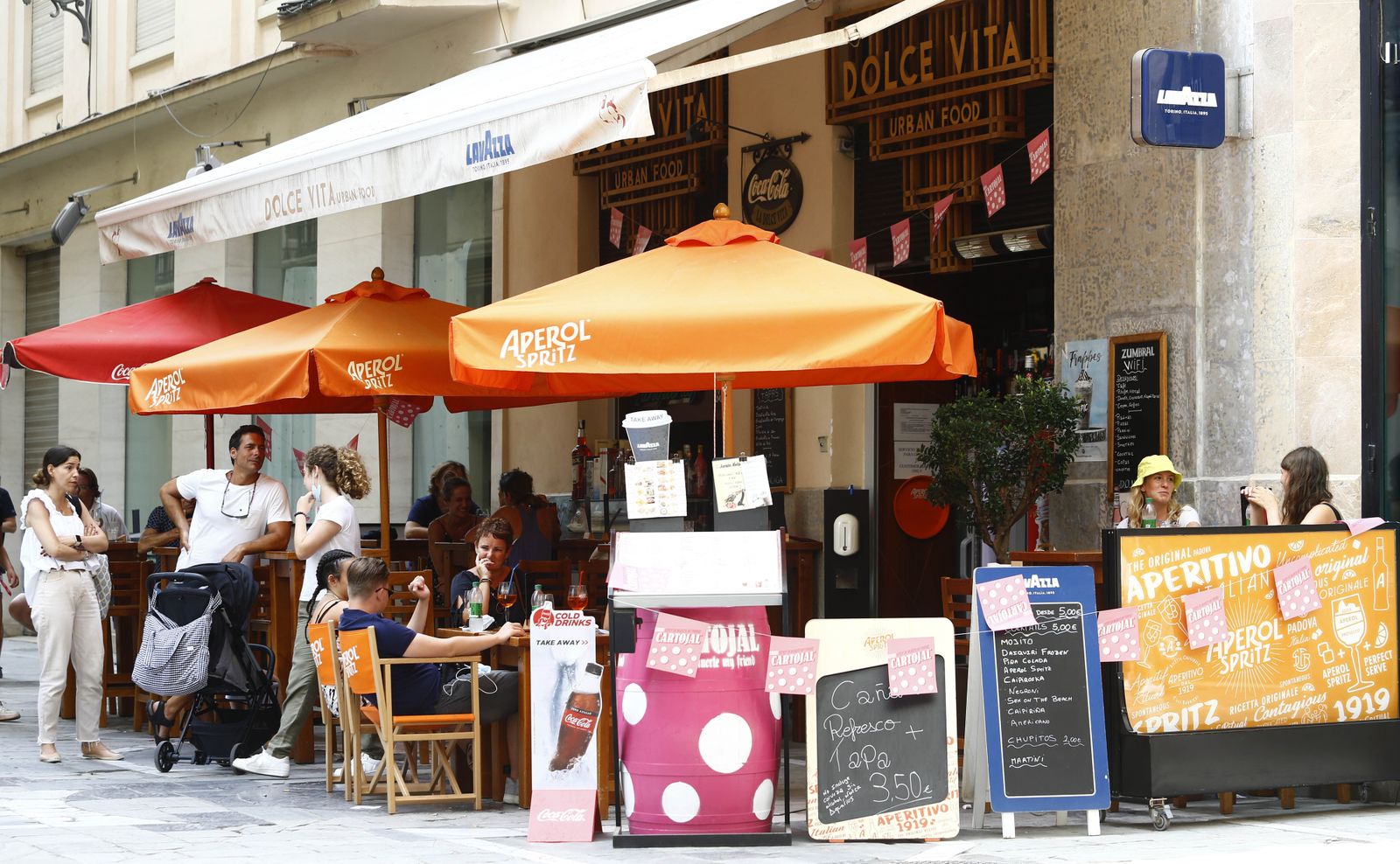 Primer día de la 'no Feria' de Málaga, el pasado fin de semana.