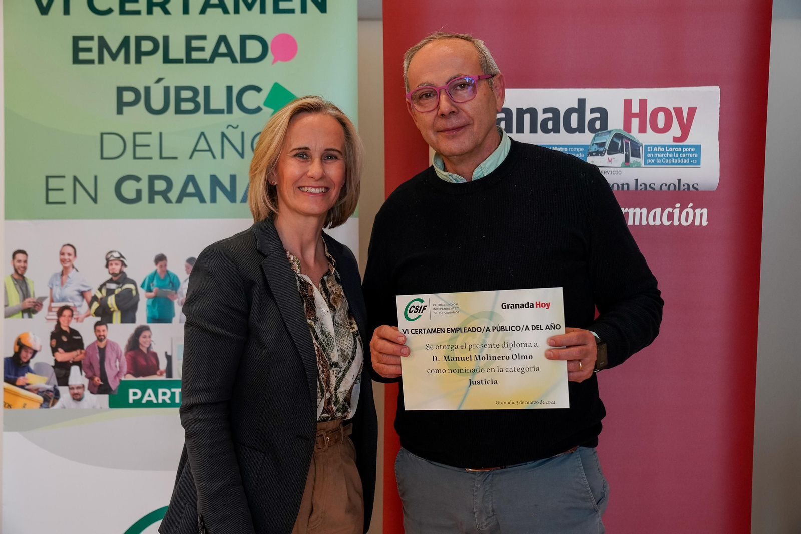 Las mejores imágenes de la presentación de los 20 nominados del VI Certamen Empleado Público del Año en Granada