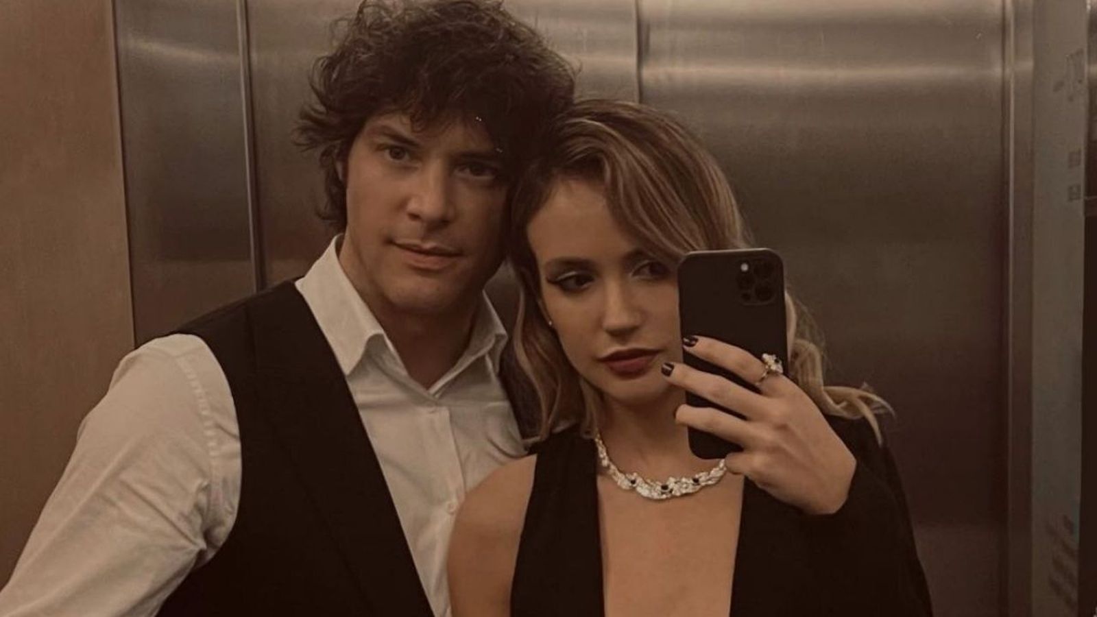 El chef Jordi Cruz y su pareja, Rebecca Lima
