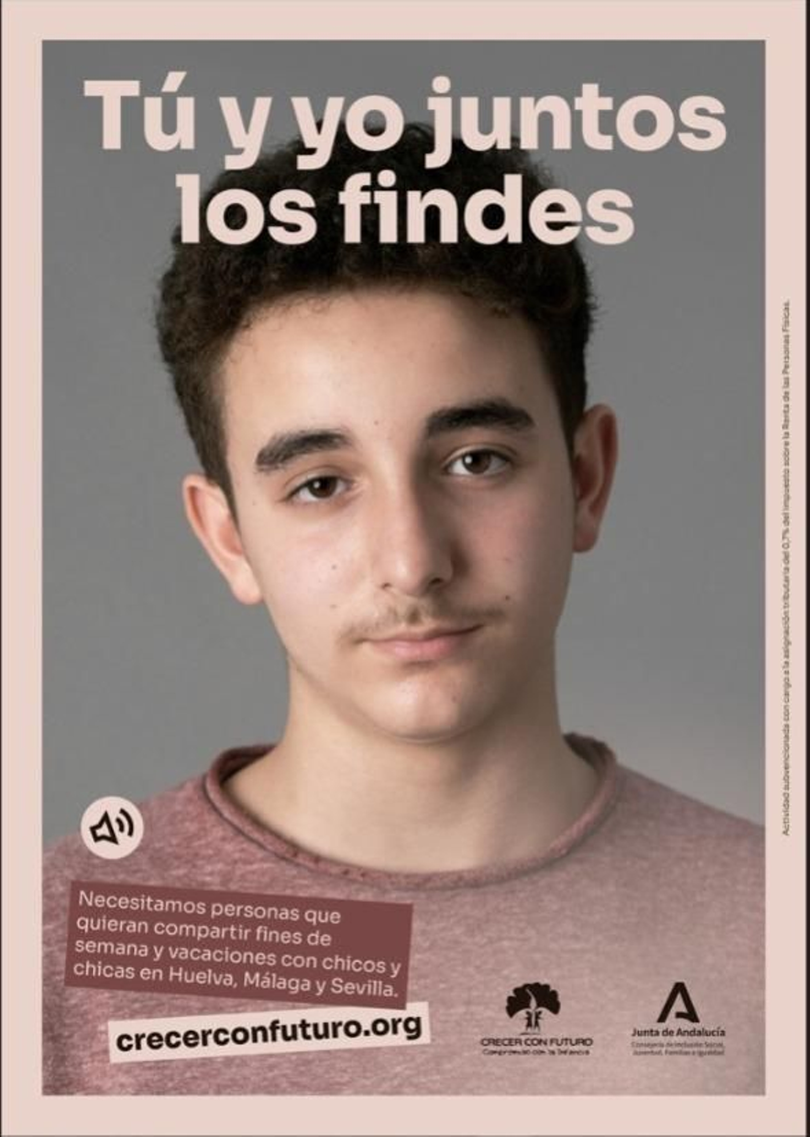 Cartel de la campaña de Crecer con Futuro.