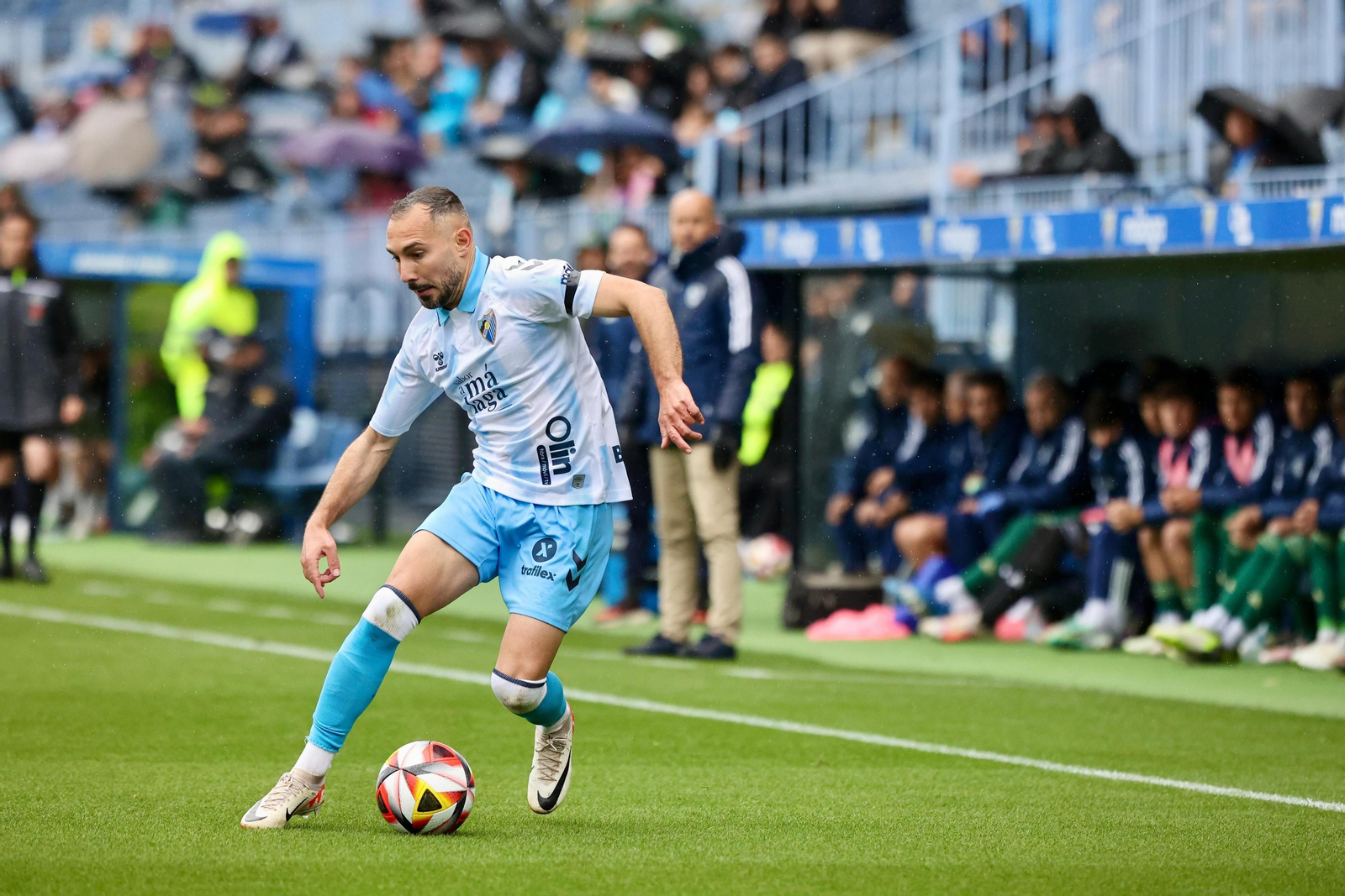 El Málaga CF-Linares Deportivo, fotos El Málaga CF-Linares Deportivo, fotos