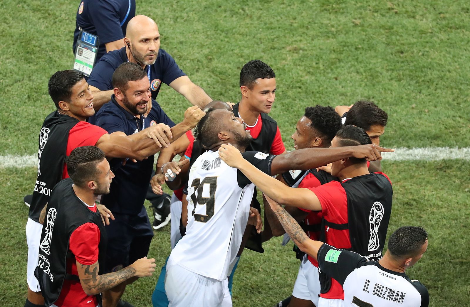 Las imágenes del Suiza-Costa Rica