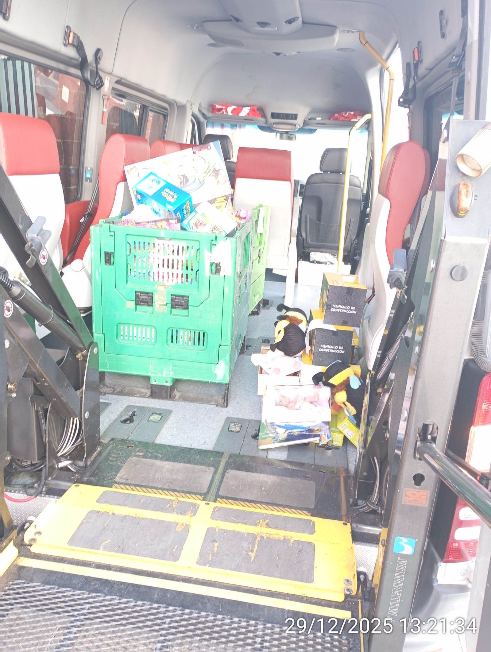 Material recogido en la campaña Reyes Magos Solidarios