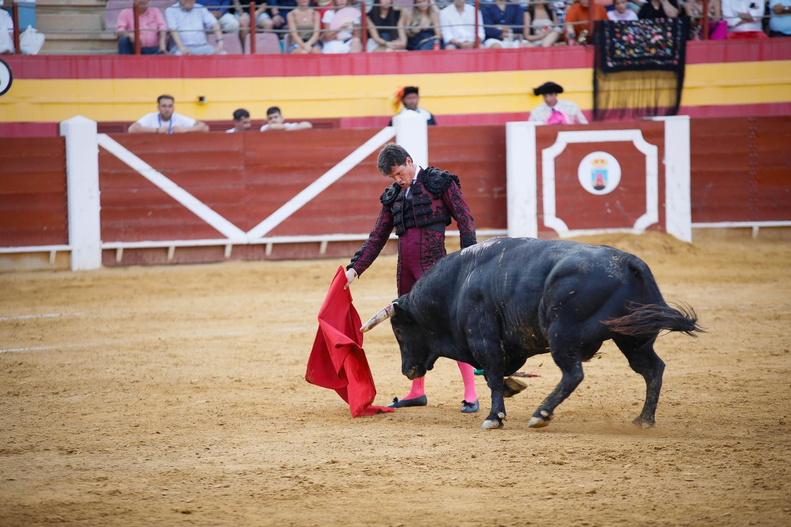 Imágenes de la corrida de toros en Roquetas de Mar