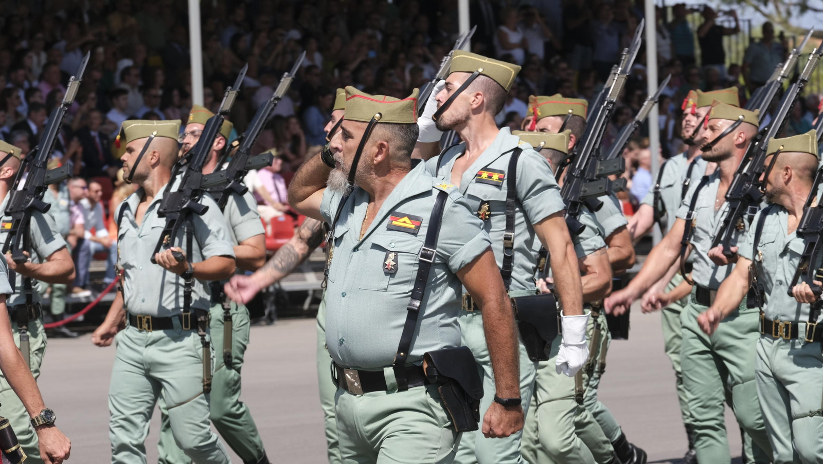 Imágenes del 102 aniversario de La Legión en Almería