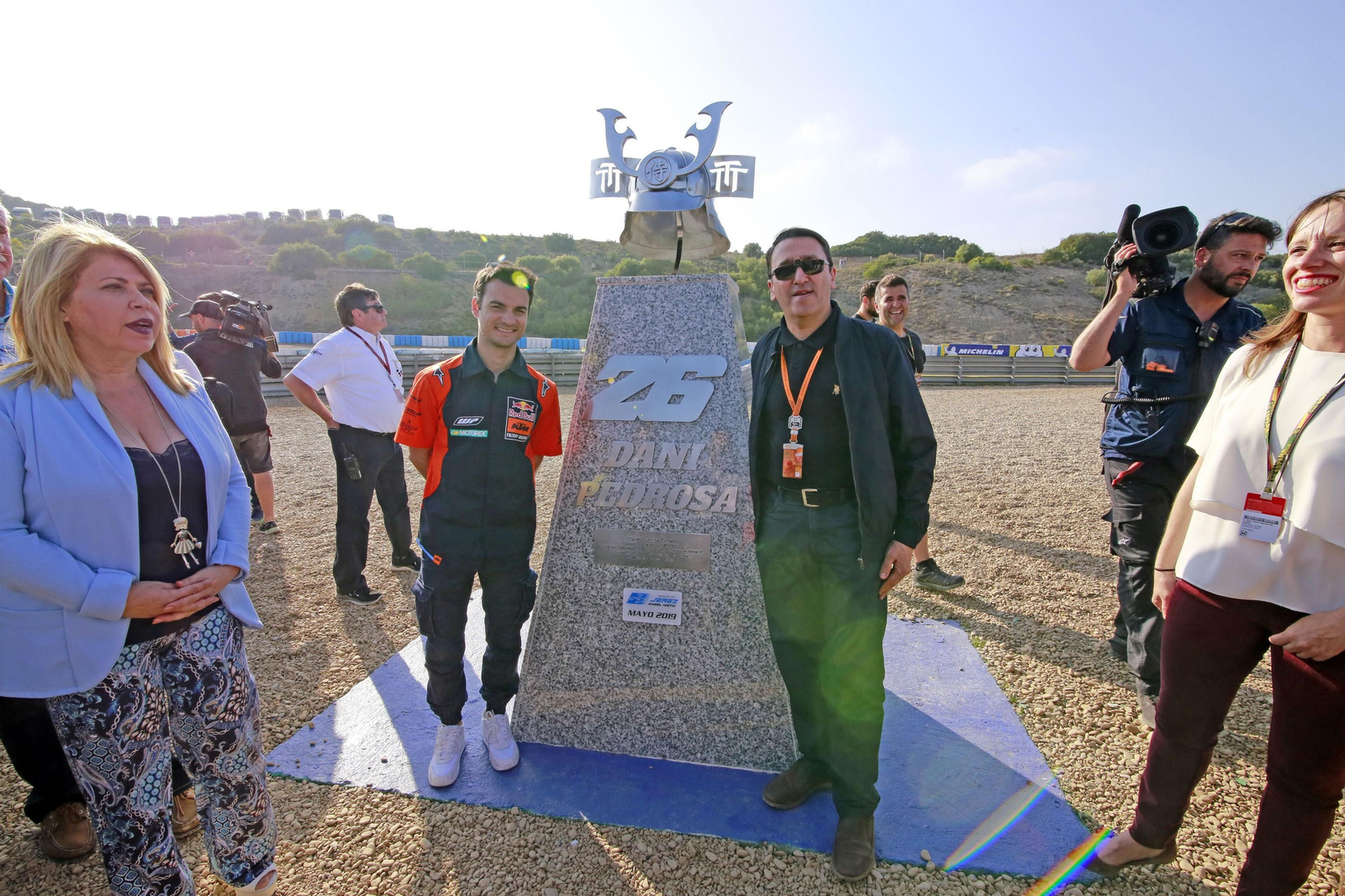 Inauguración de la curva 'Dani Pedrosa'