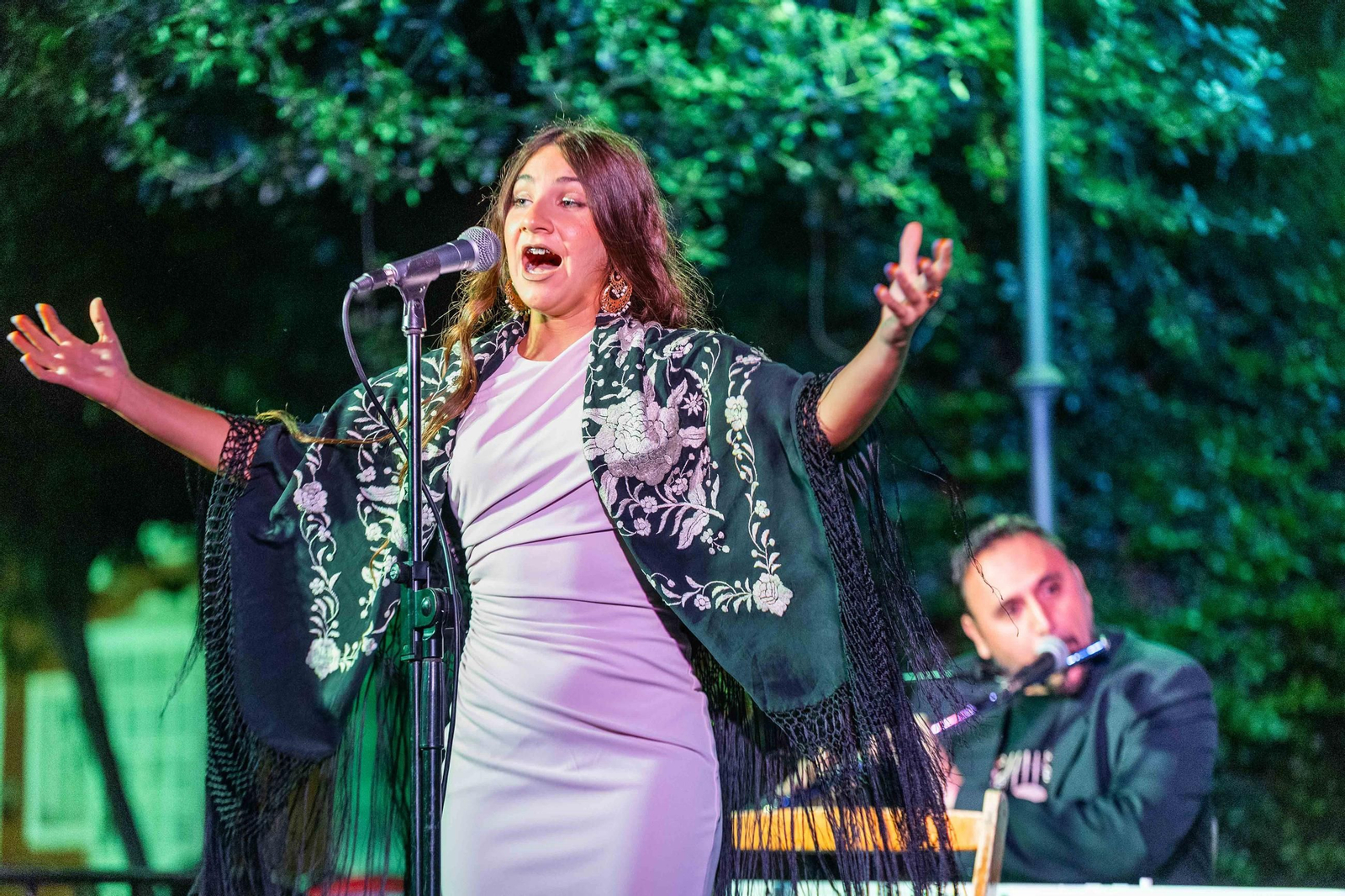 Última actuación del festival La Isla Ciudad Flamenca, en San Fernando, con Lola La Chiri