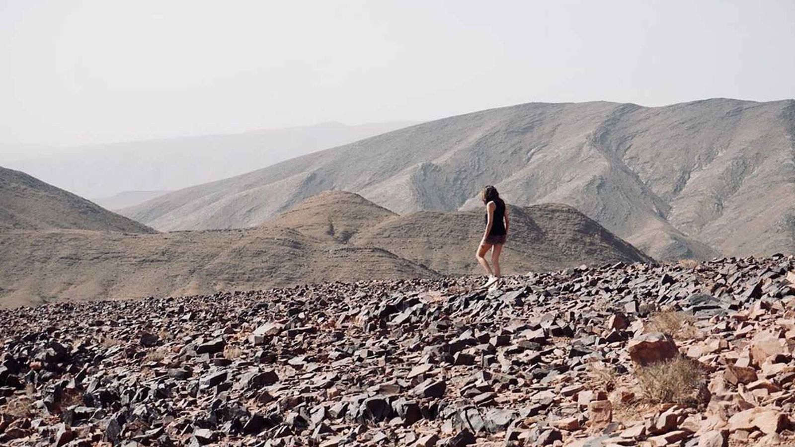 Paz Padilla por el desierto en la foto compartida en las redes