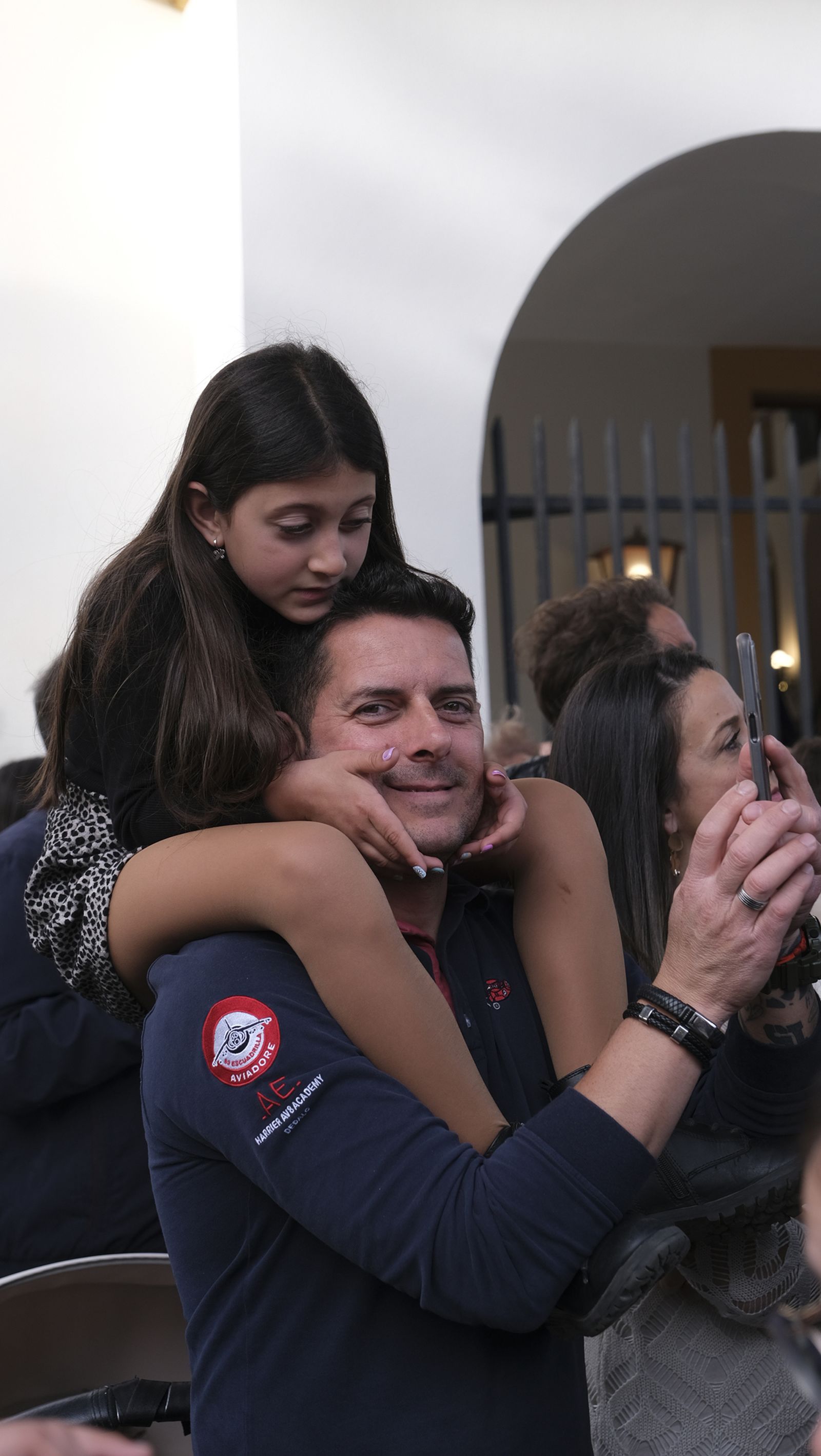 La procesión del Encuentro por las calles de Almería, en imágenes