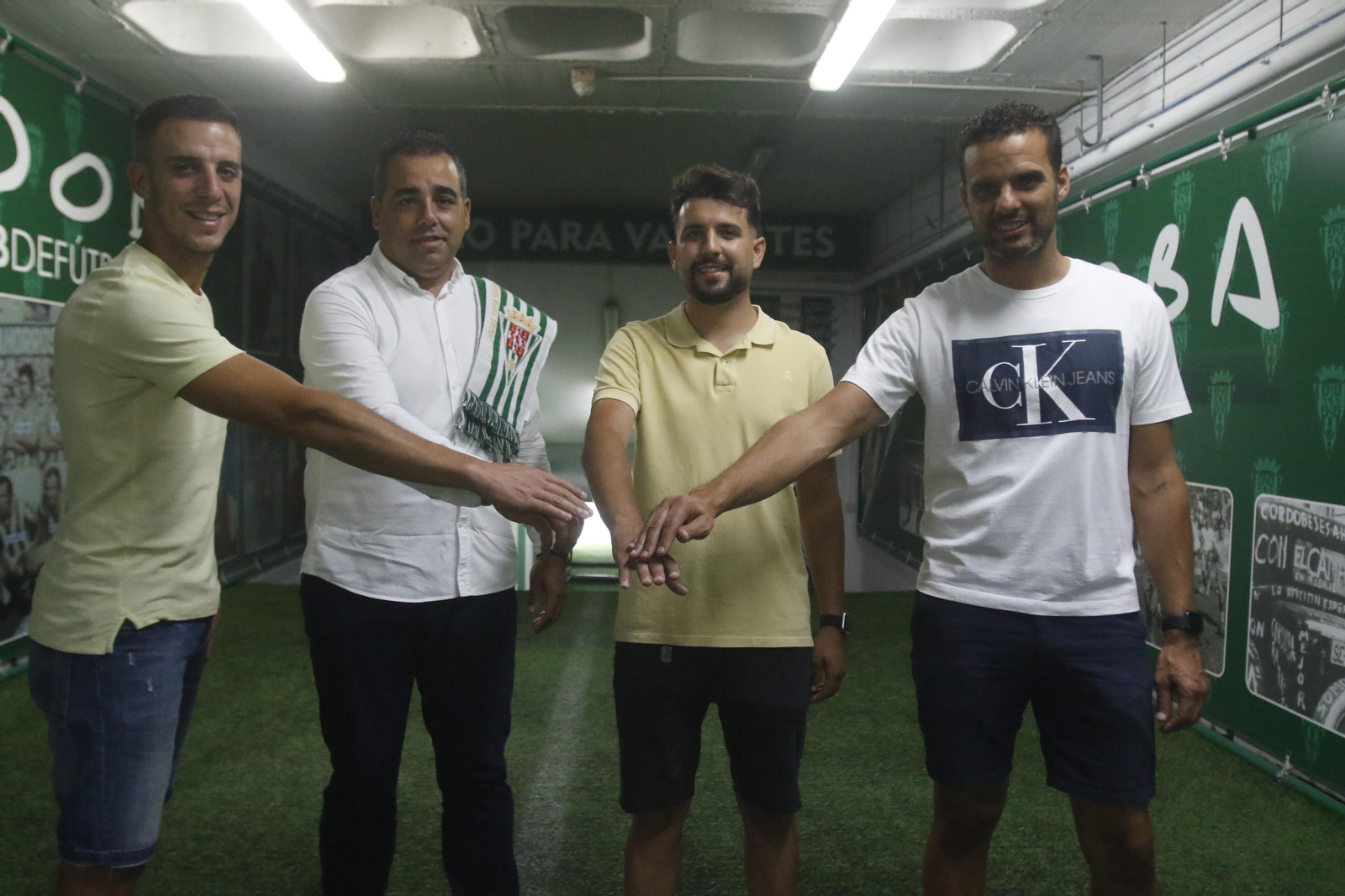 La presentación de Germán Crespo como entrenador del Córdoba CF, en imágenes