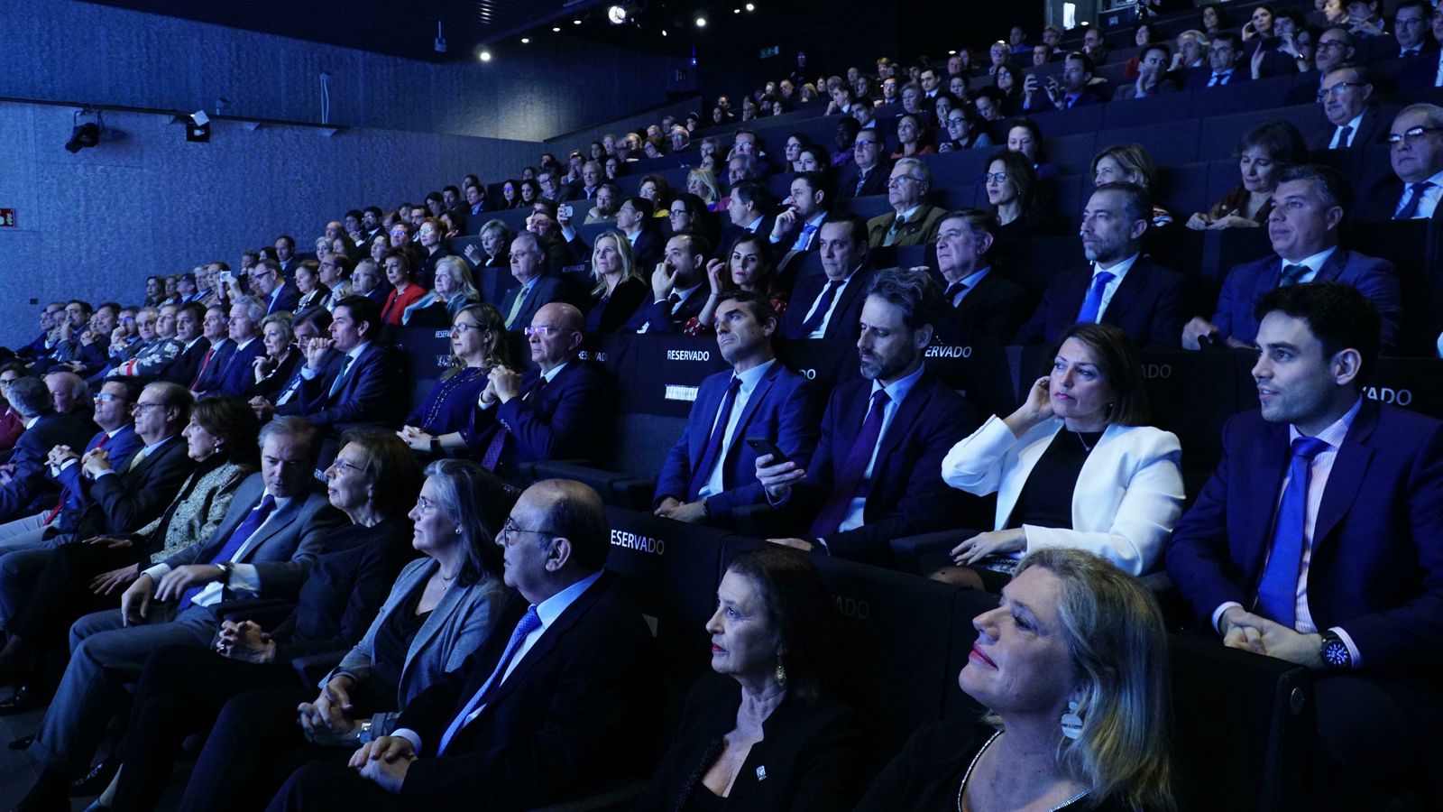 El auditorio del CaixaFórum donde la ONG FSFE conmemoró su 30 aniversario.