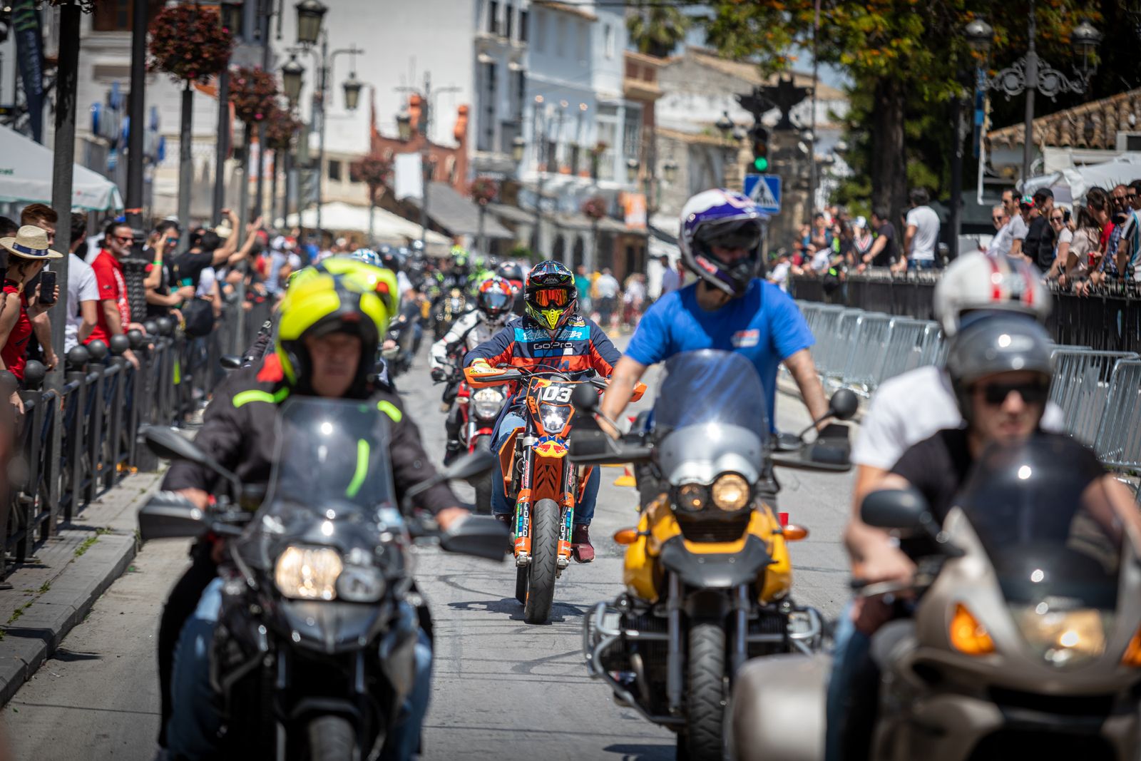 Imágenes de la motorada en El Puerto