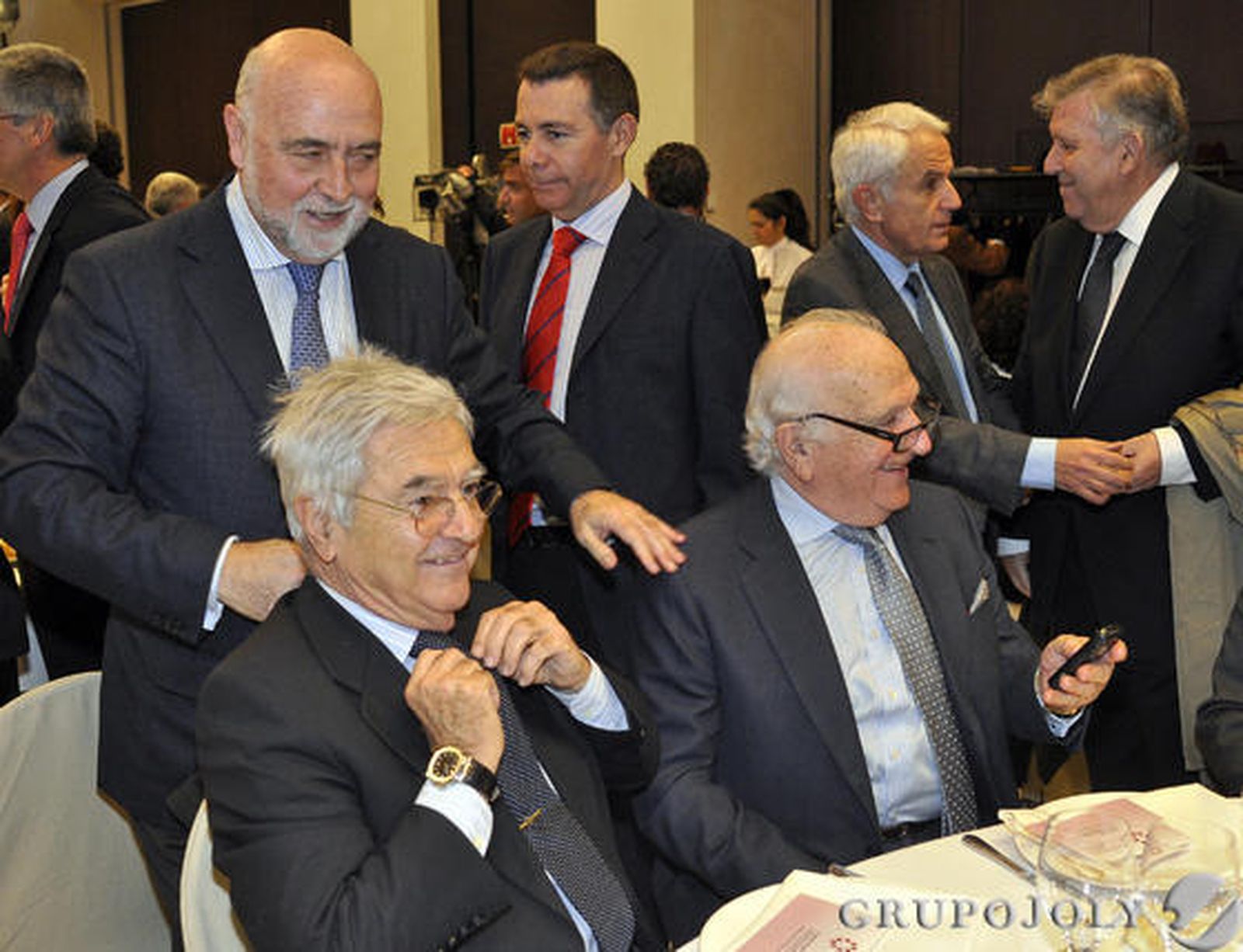 Antonio Carrillo, José Luis Bonilla, Antonio Pascual, Francisco Baena y José Cañete.

Foto: Manuel Gómez/Juan Carlos Vázquez
