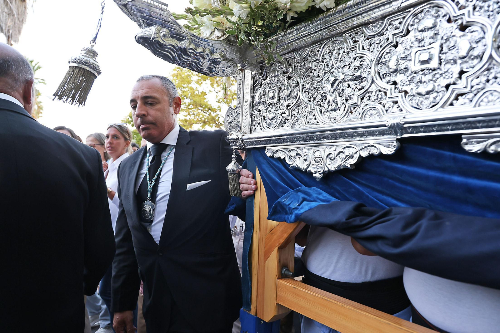 Imágenes de la bajada de la Virgen de la Cinta