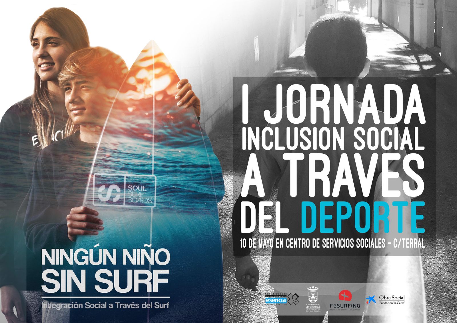 Cartel promocional de la iniciativa dirigida a chavales en situación de riesgo social.