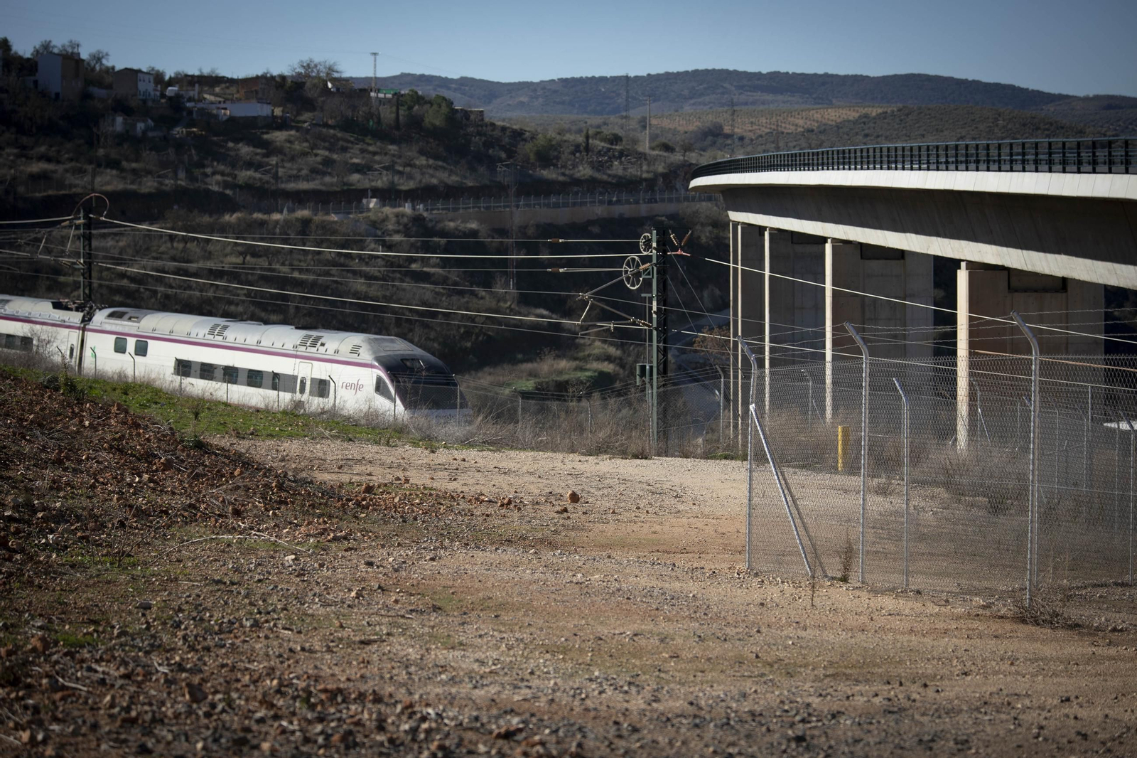 Así están las obras del tramo de Riofrío de la Variante de Loja después de nueve meses en obras