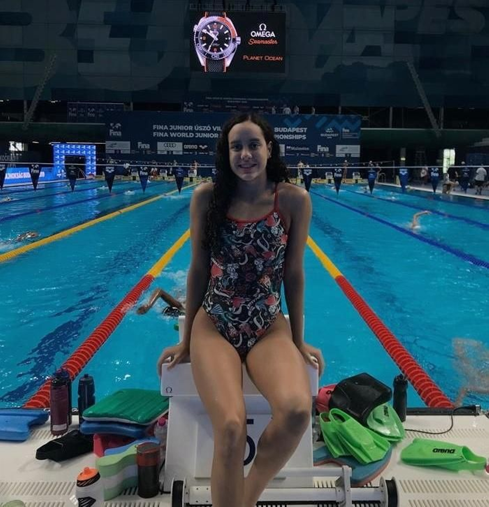 Alba Vázquez en el Europeo de Budapest de este año
