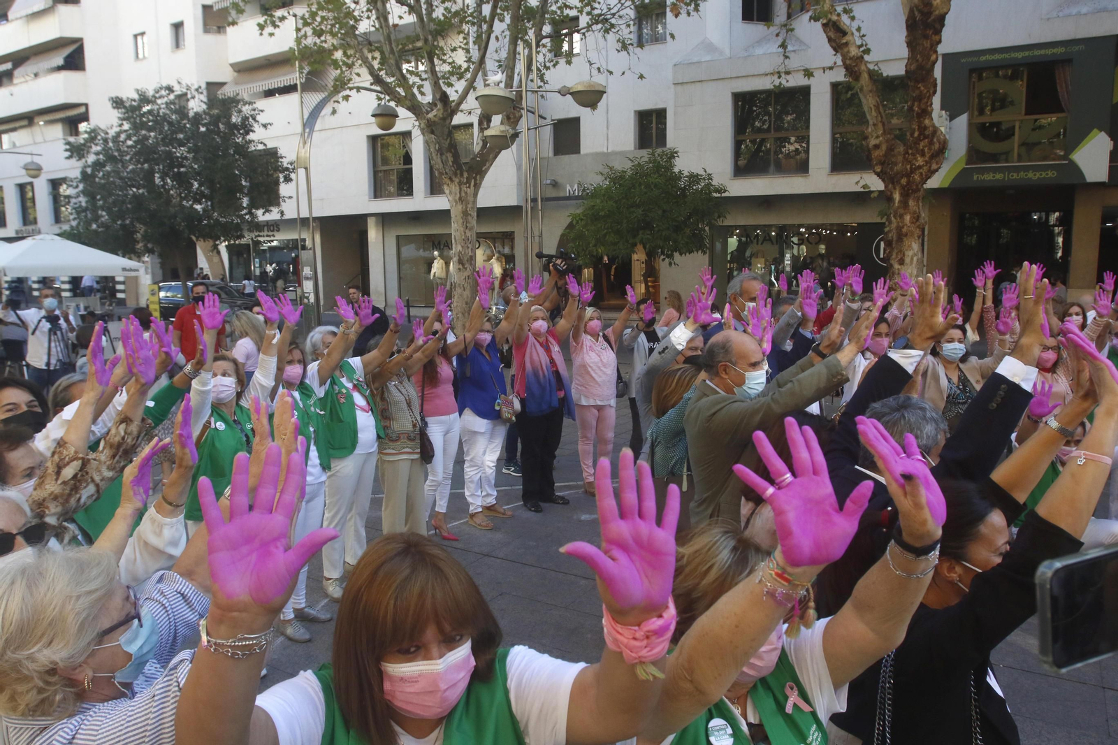 El Día Mundial de la Lucha contra el Cáncer de Mama en Córdoba, en imágenes