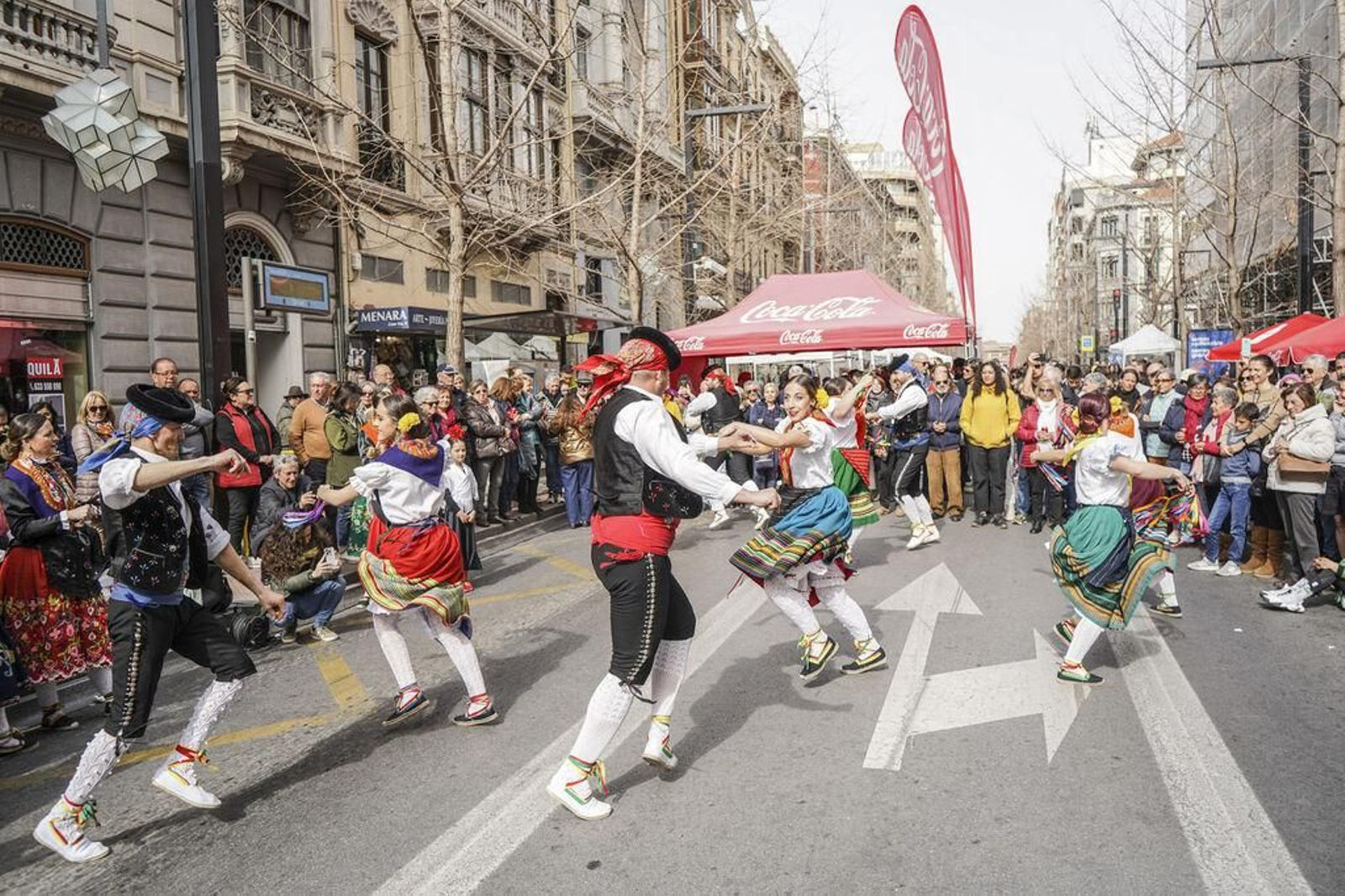 La Gran Vía fue la última calle en la que se celebró el Día sin Coche