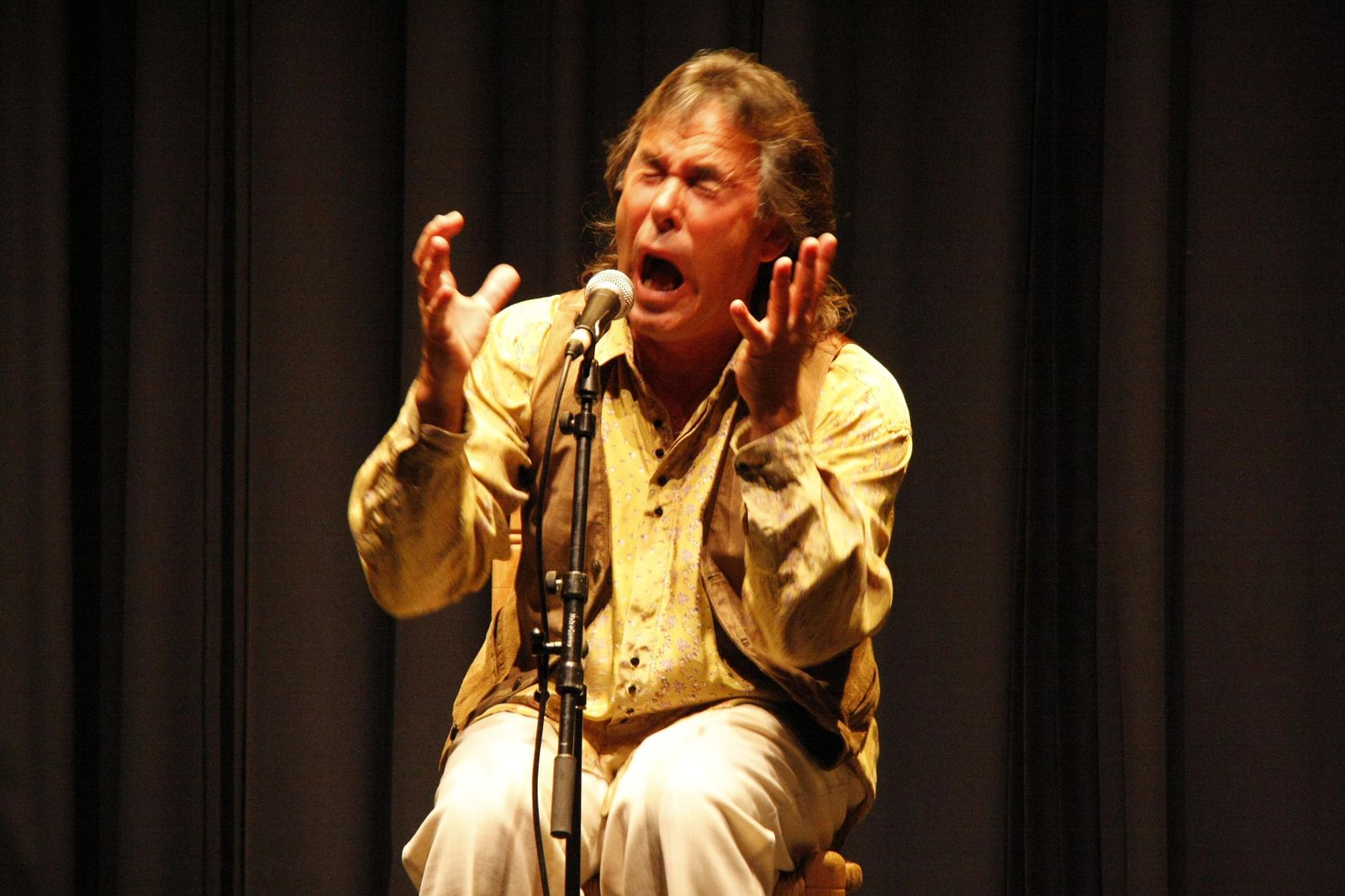 Antonio Puerto, durante una de sus actuaciones.