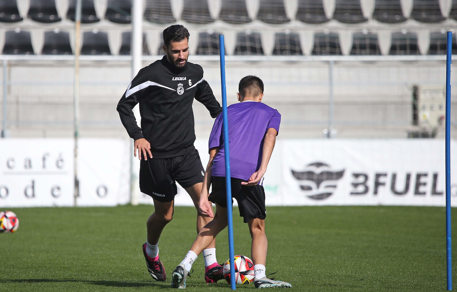 Fotos del entrenamiento de la Balona