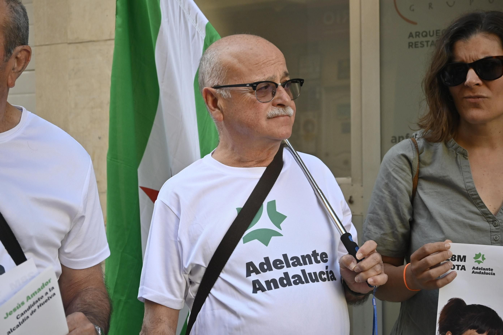 Elecciones Municipales Huelva 2023: Imágenes del acto de inicio de campaña en la sede de Adelante Andalucía