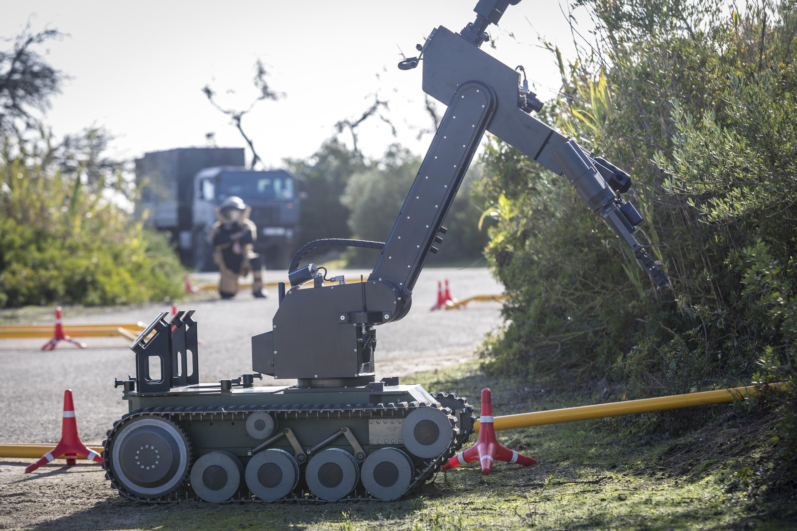 Adiestramiento de Infantería de Marina durante el ejercicio FTX-FIM 18 en la base de Rota
