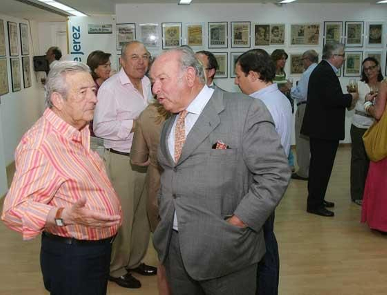 Álvaro Domecq junto a Alfonso Rodríguez, de Alfonso Catering.  

Foto: Vanesa Lobo