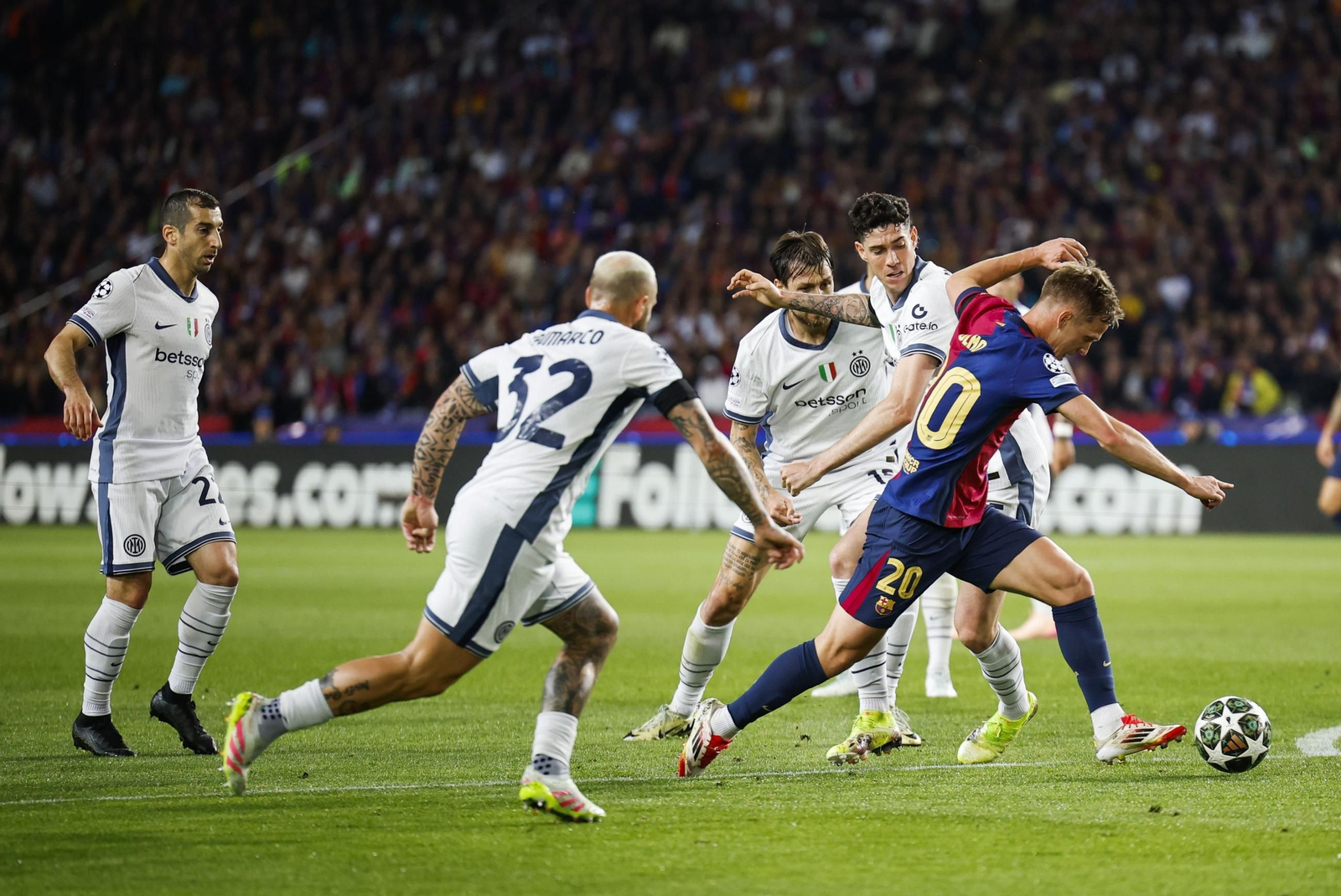 Las mejores fotos del Barcelona - Inter