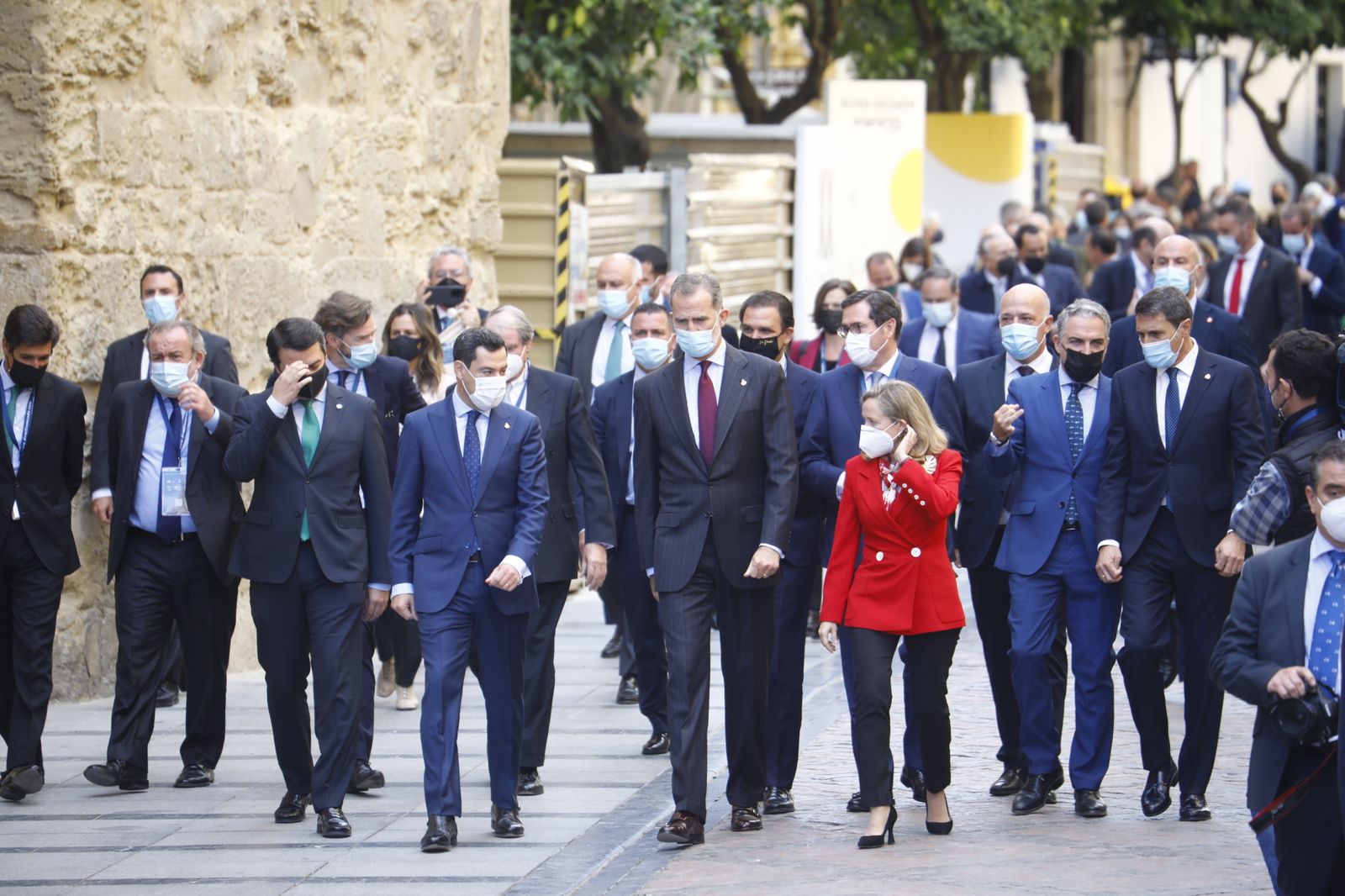 La clausura del Rey del  Congreso de Directivos de CEDE en Córdoba, en fotografías