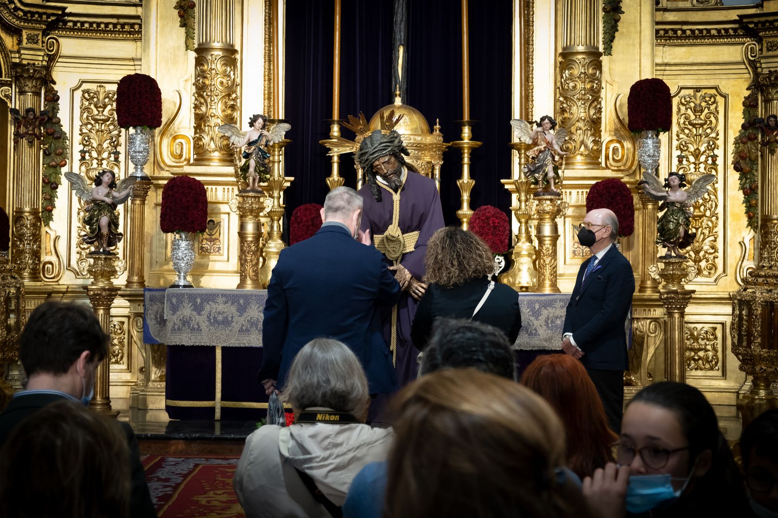 Las imágenes de la veneración al Señor del Gran Poder