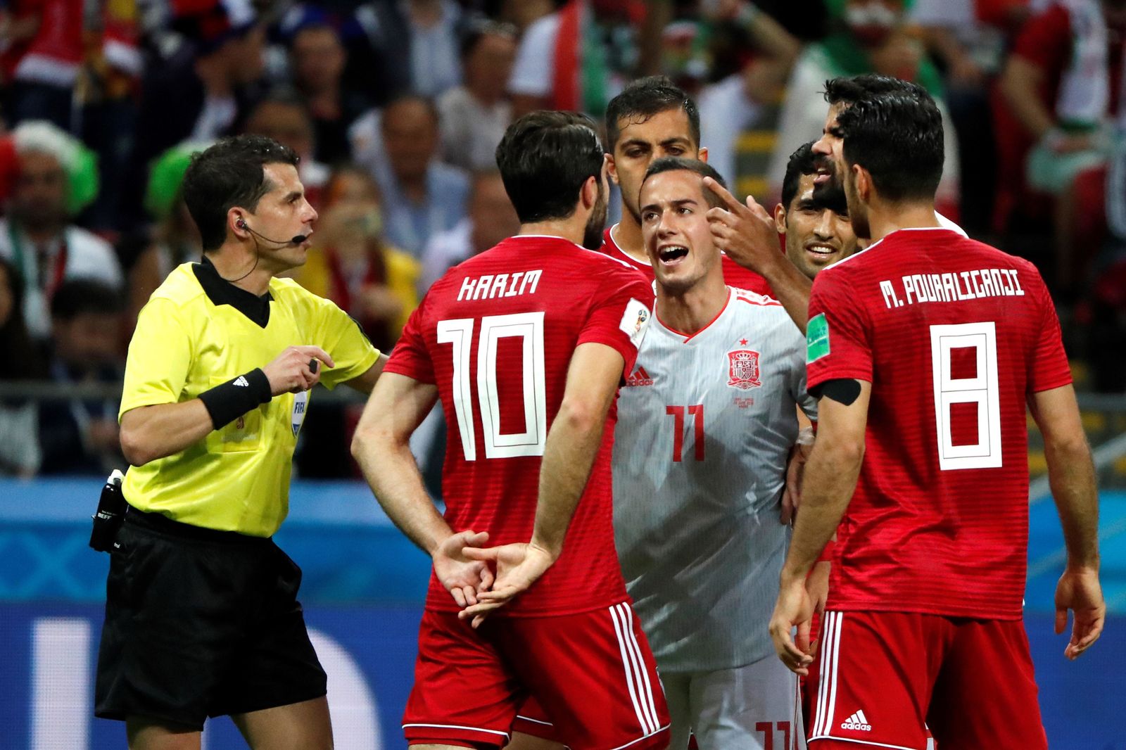 Las imágenes del Irán-España